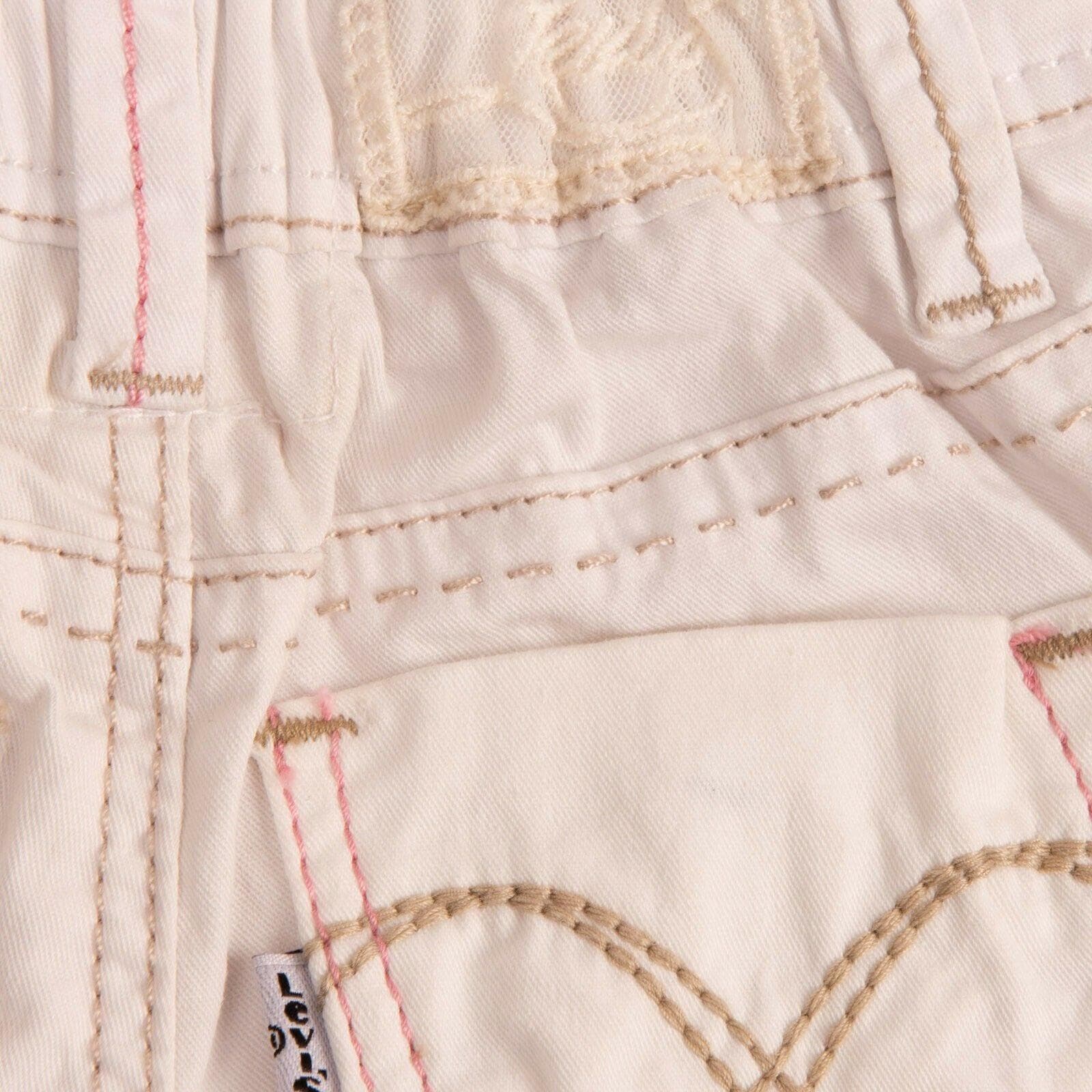 NWT - Levis Baby Girl Frilled Hem Shorts- Size 3M — photo 4 of 6