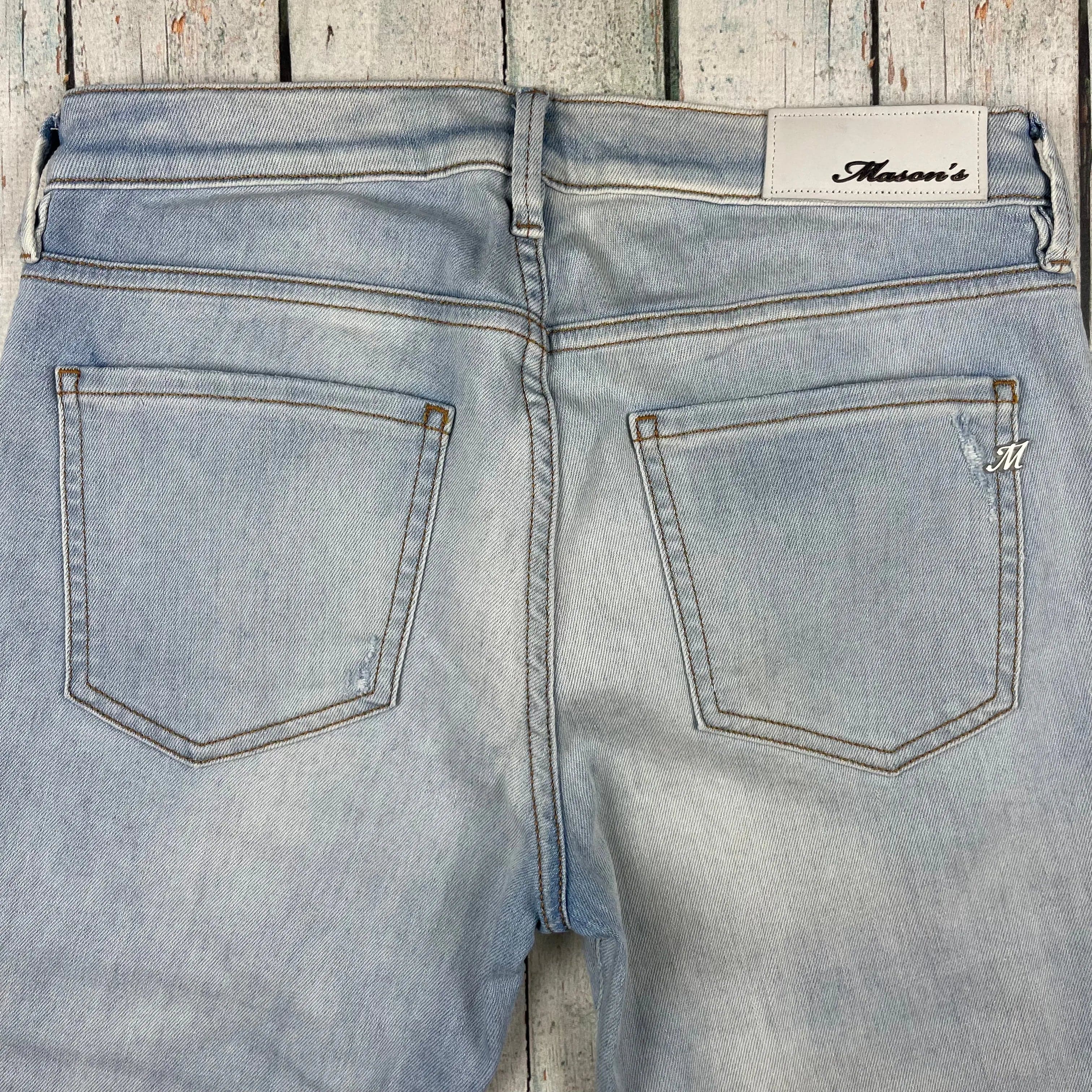NWT - Masons - Stunning Italian Studded 'Delfina' Jeans -Size 28 — photo 4 of 5