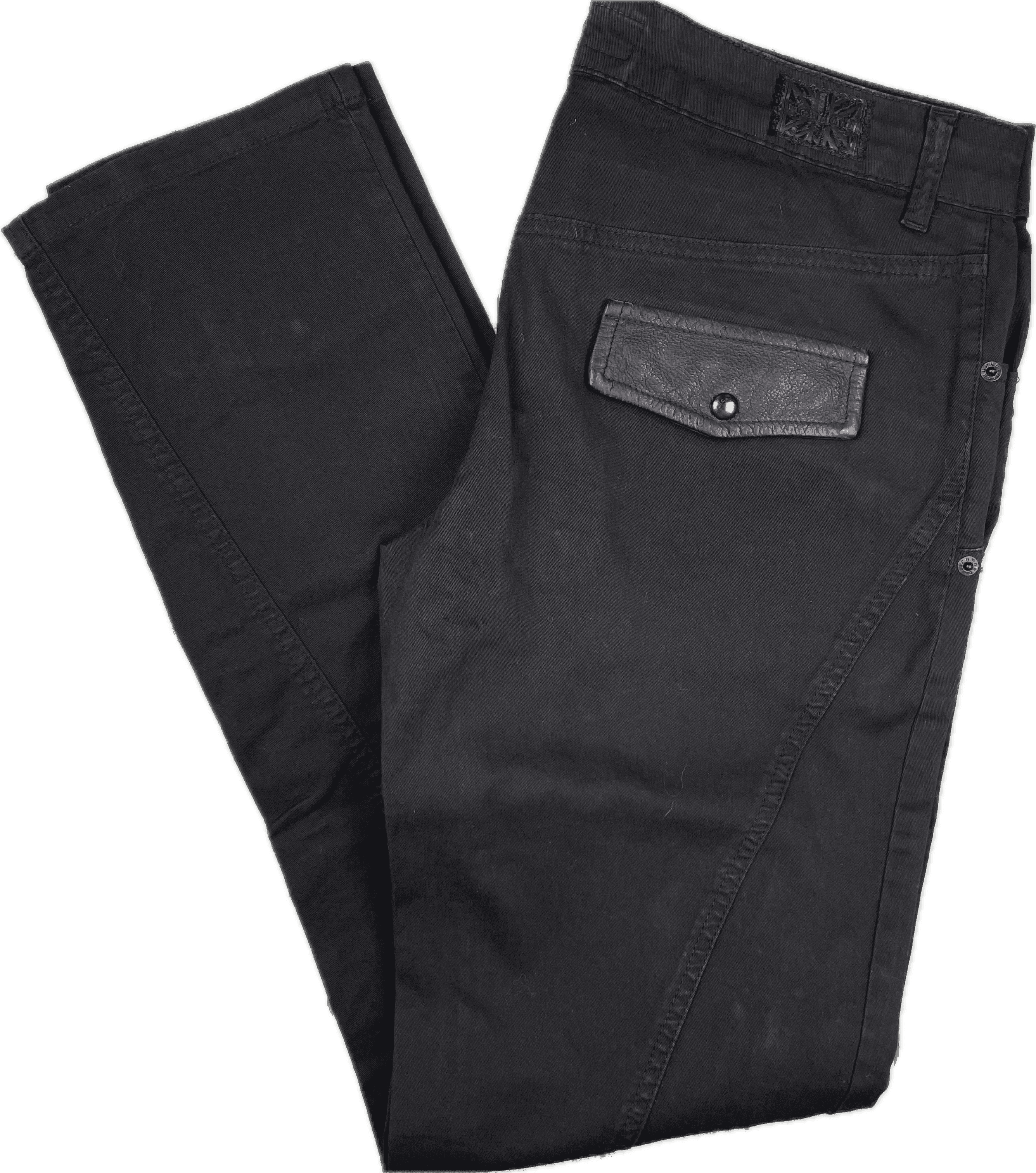 NEW- John Richmond Black Slim Straight fit Jeans- Size 33 — photo 1 of 6