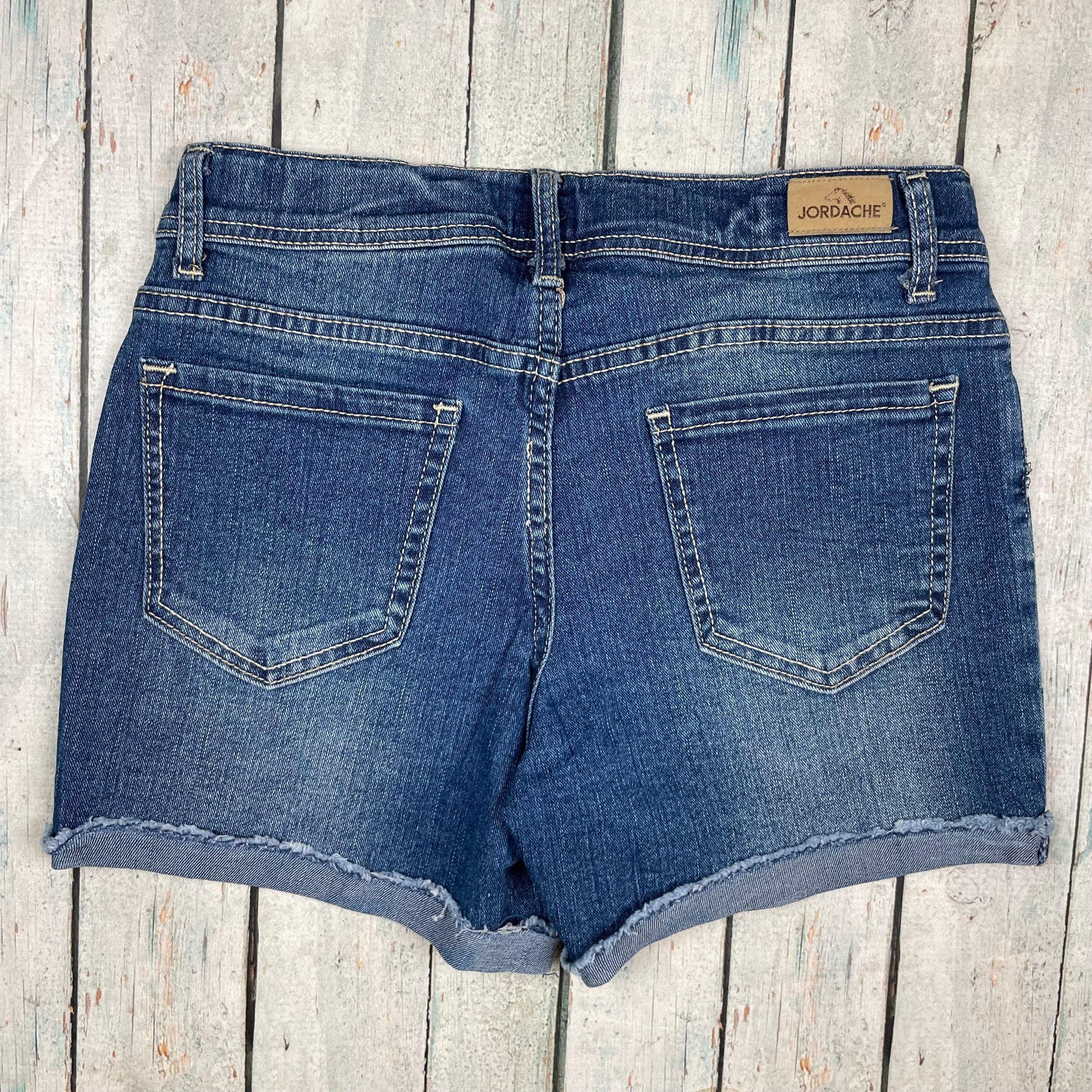 Girls Jordache Star Print Denim Shorts - Size 14 Years — photo 6 of 7