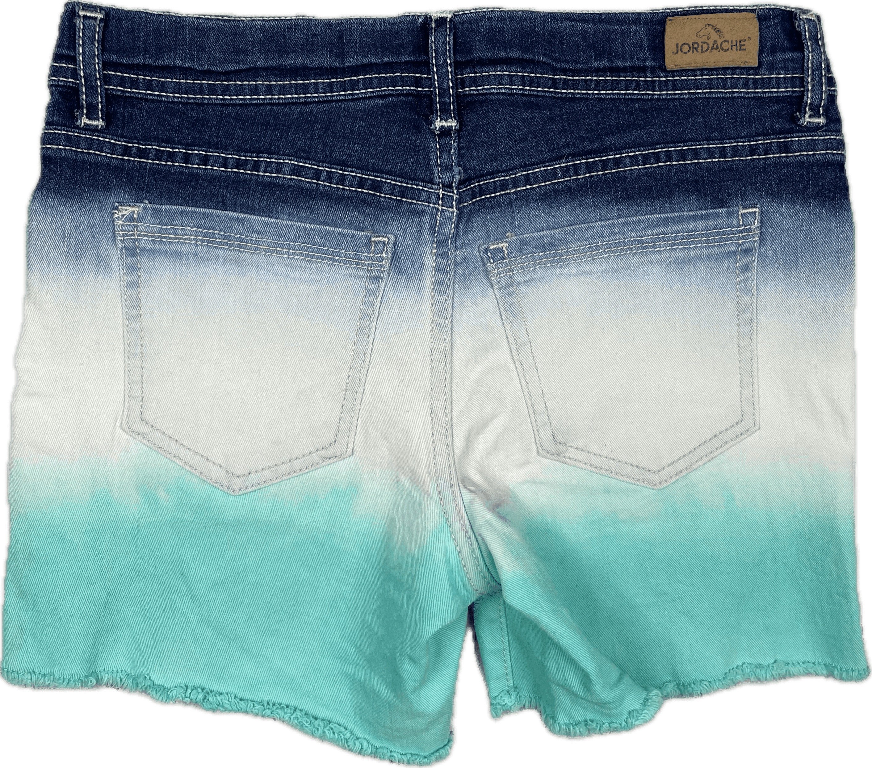 Girls Jordache dip Dye Embroidered Denim Shorts - Size 14 Years — photo 2 of 6