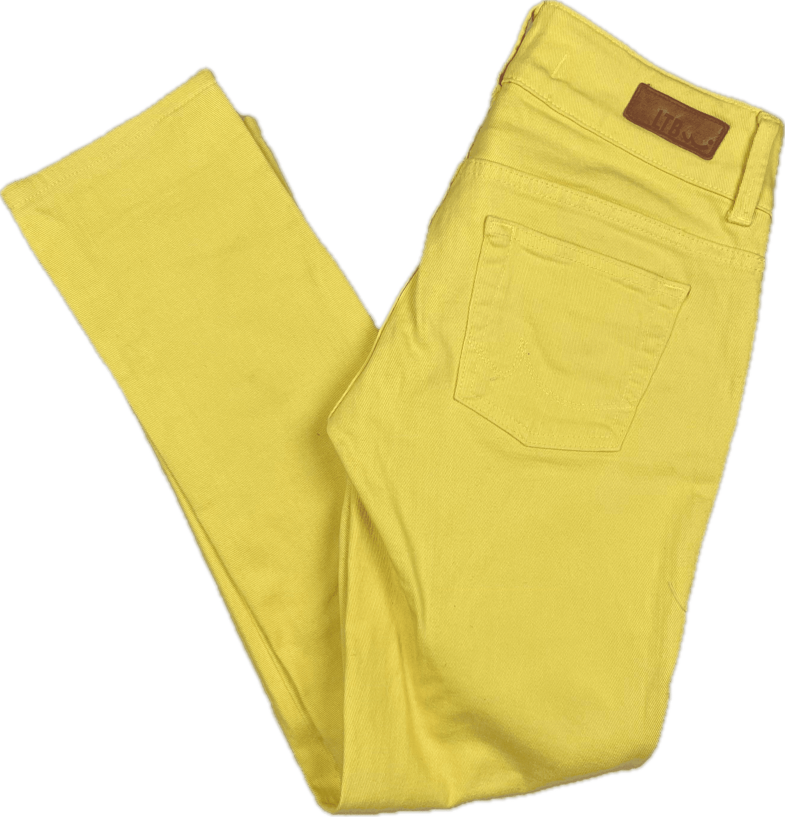 LTB Ladies 'New Molly' Low Rise Super Slim Yellow Jeans -Size 26 — photo 1 of 7