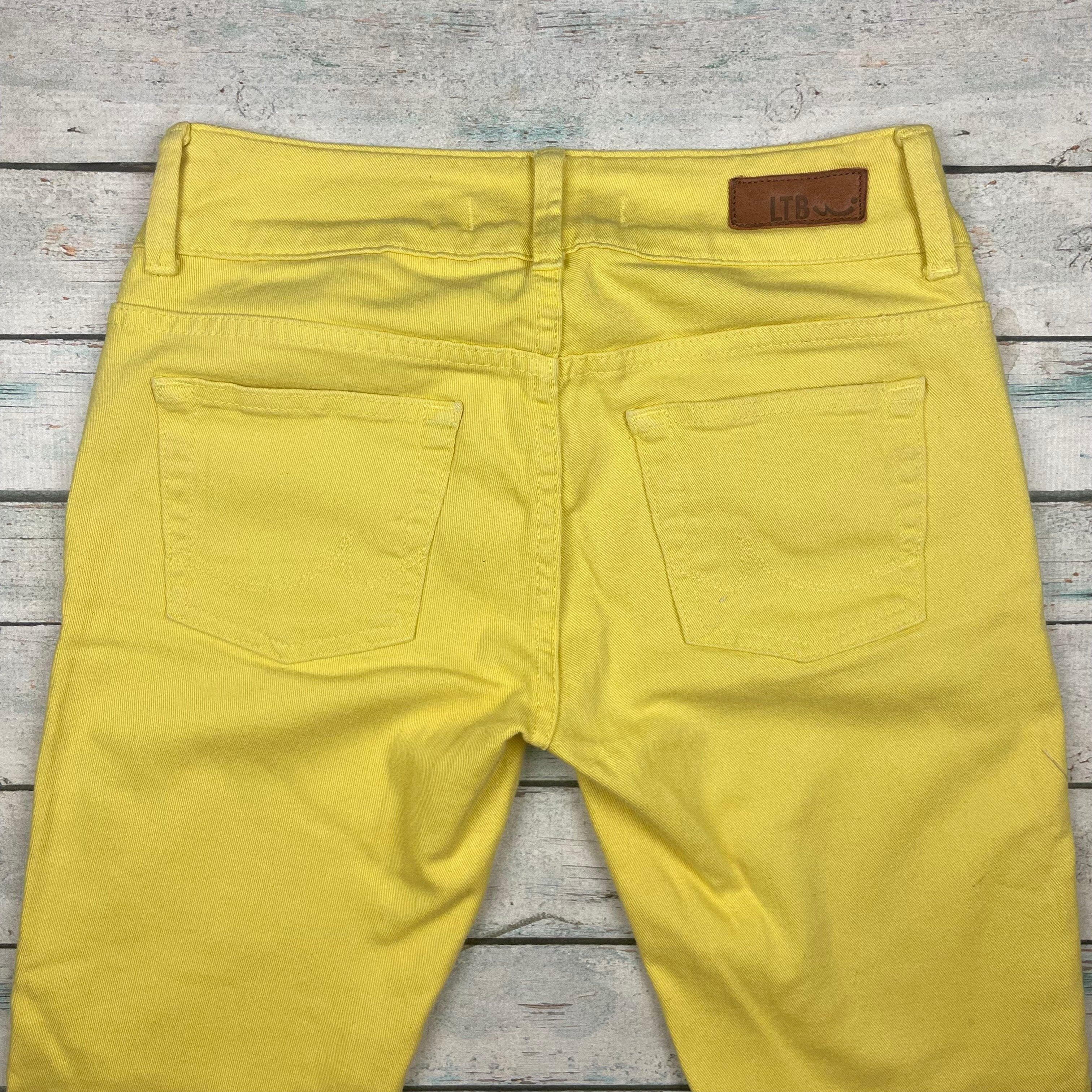 LTB Ladies 'New Molly' Low Rise Super Slim Yellow Jeans -Size 26 — photo 3 of 7