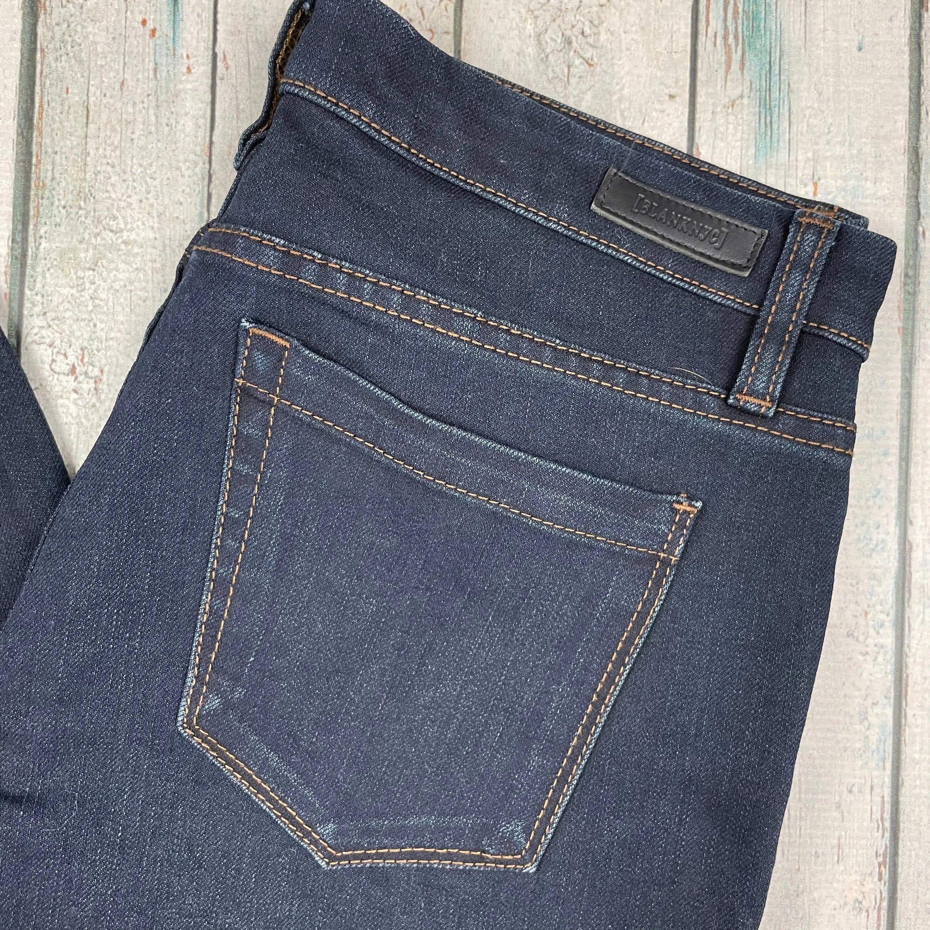 BLANK NYC Dark Wash Mid Rise Skinny Jeans - Size 27 — photo 3 of 6