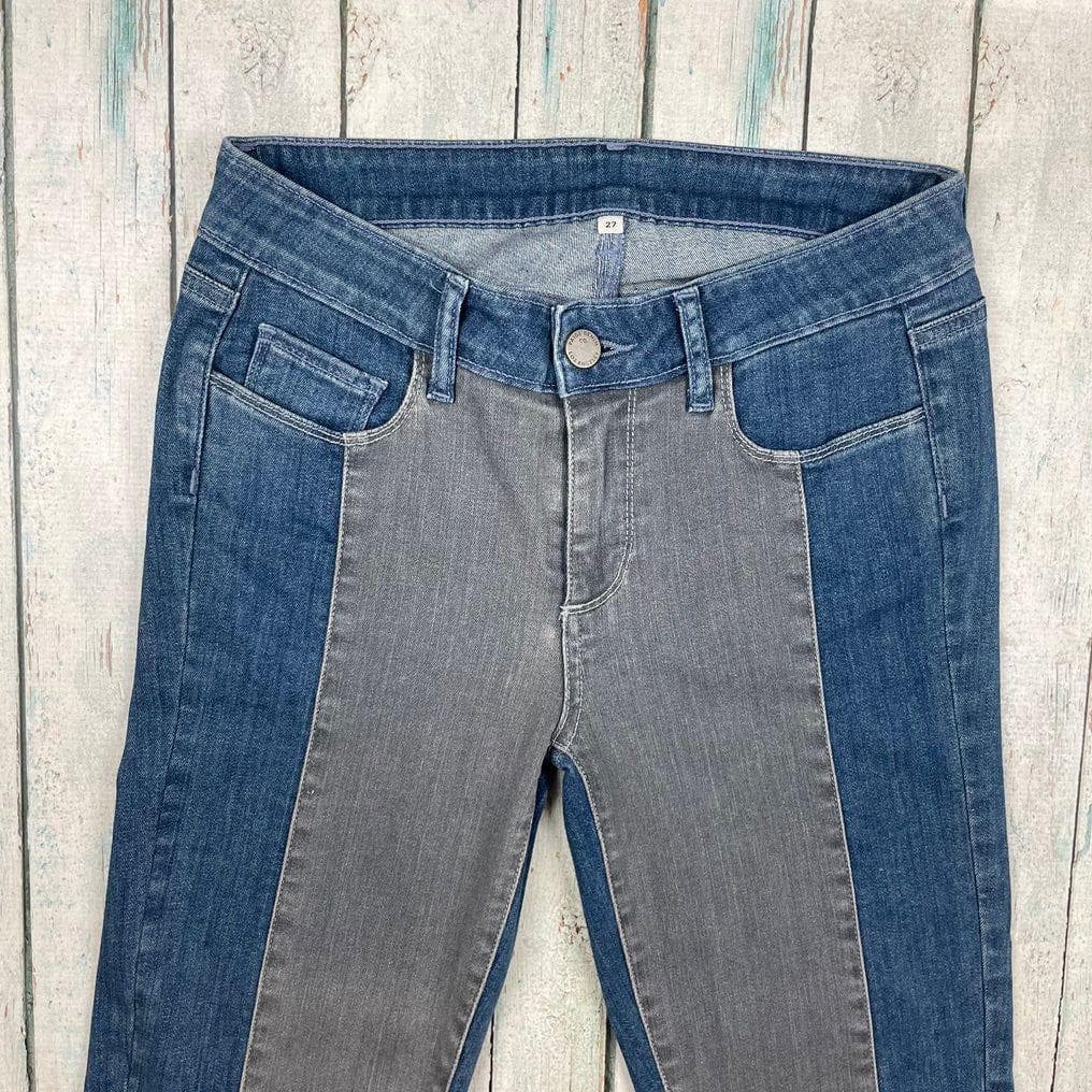 Frame Denim Panelled Skinny Jeans-Size 27 — photo 3 of 6