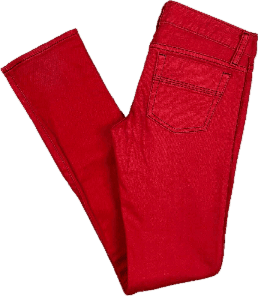 Moussy Japan Red Denim Slim Fit Jeans- Size 25 — photo 1 of 7