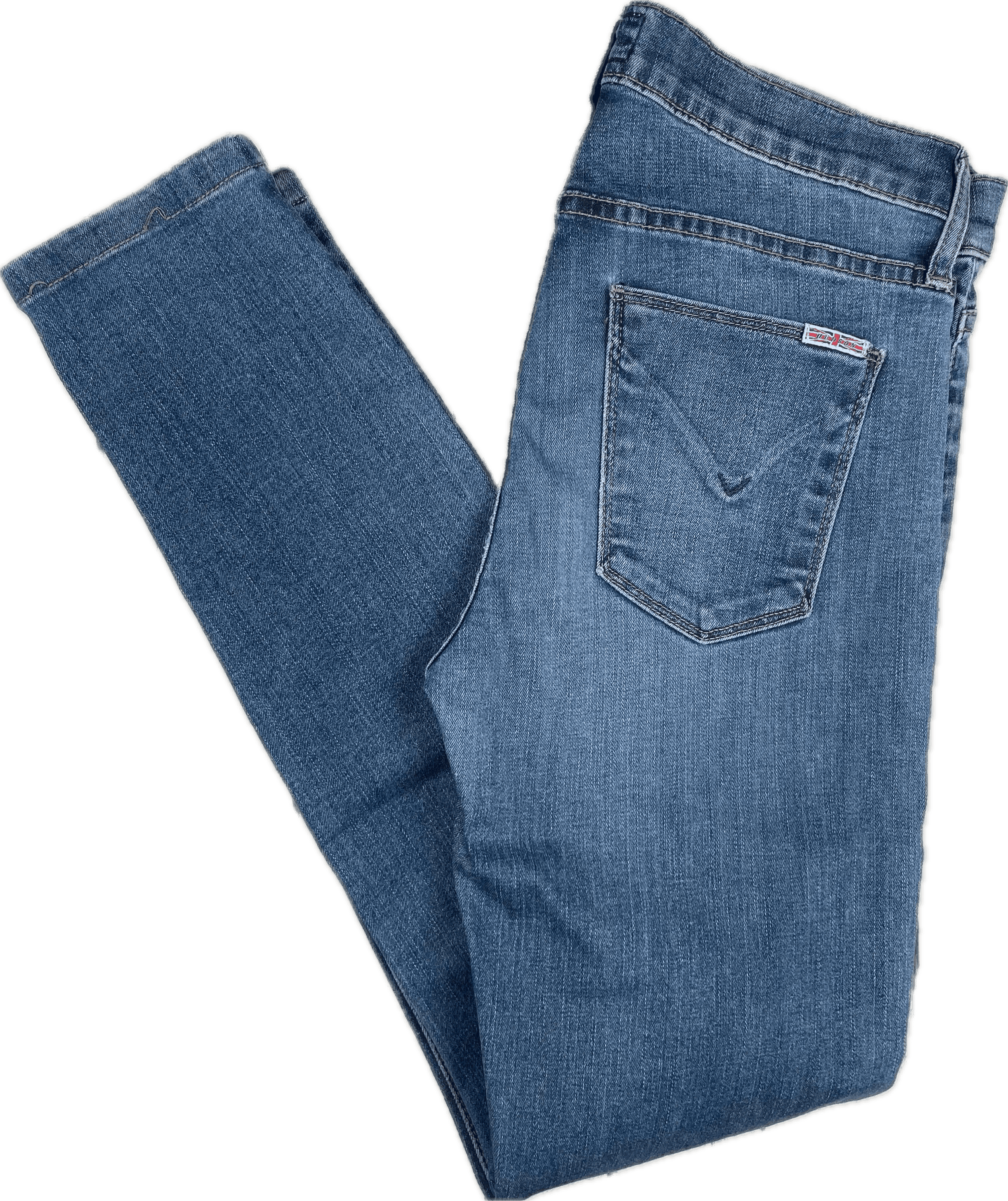 Hudson USA 'Nico' Mid Rise Skinny Distressed Jeans - Size 27 — photo 1 of 7