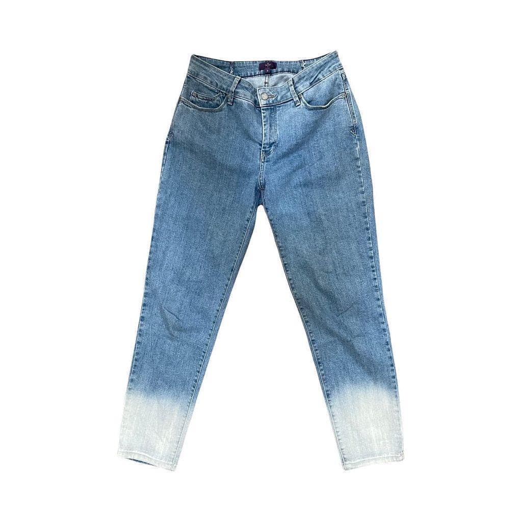 NYDJ Lift & Tuck 'Ankle' Dip dye Jeans -Suit Size 10 — photo 1 of 6