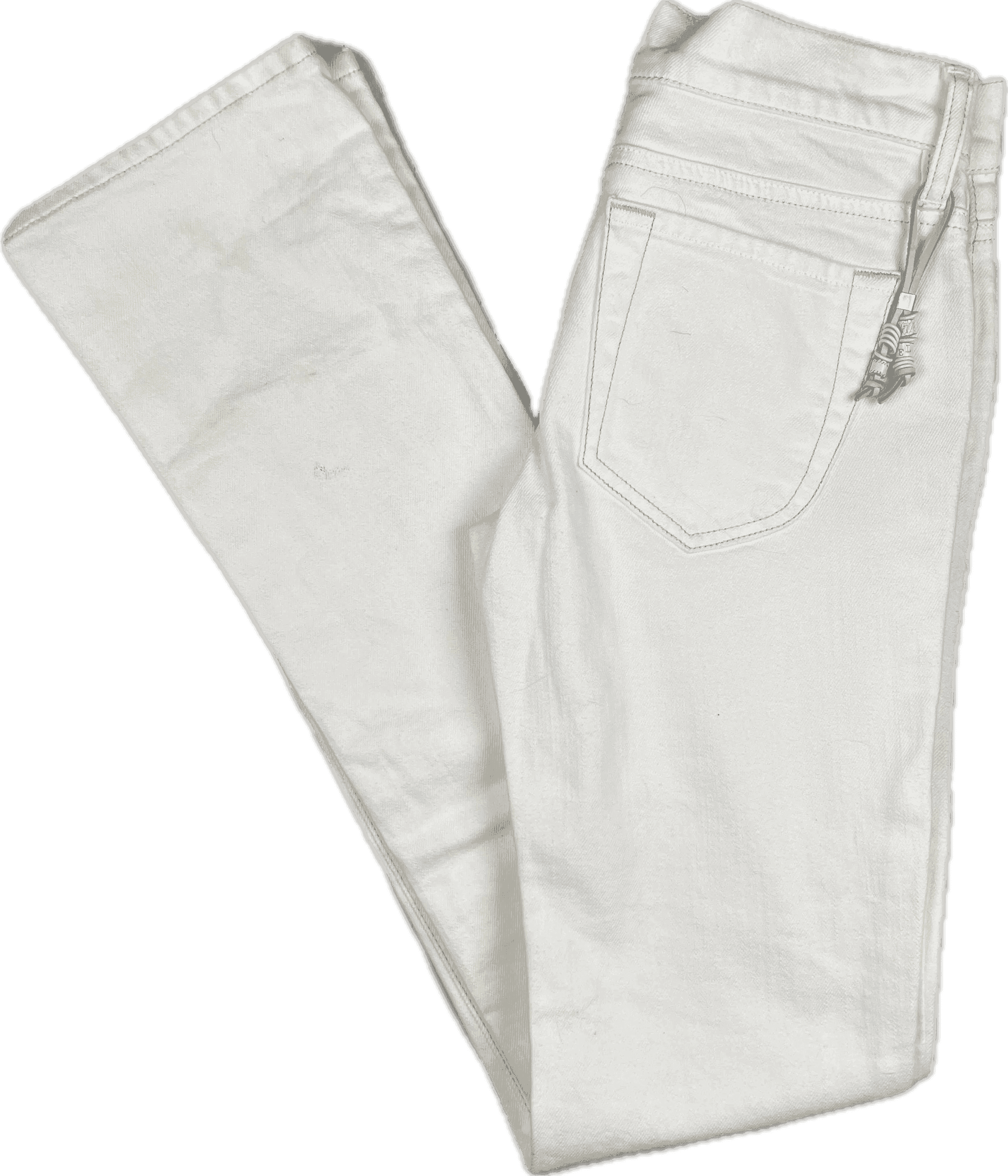 NWT - Diesel 'Liv' Slim Straight White Denim Jeans Size - 25/32 — photo 1 of 8