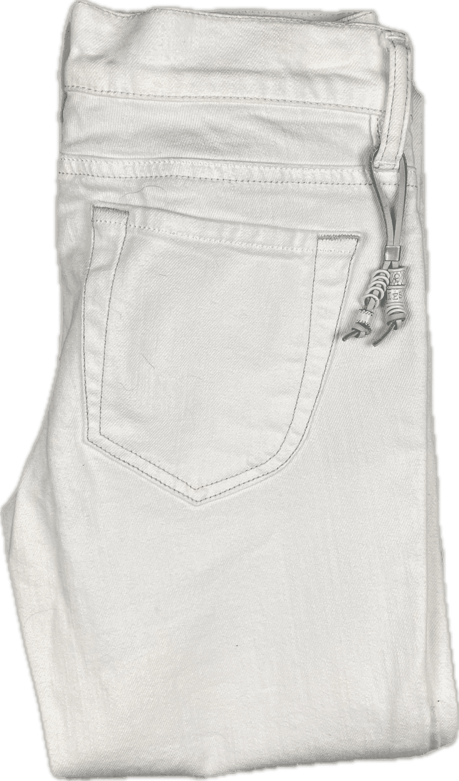 NWT - Diesel 'Liv' Slim Straight White Denim Jeans Size - 25/32 — photo 2 of 8