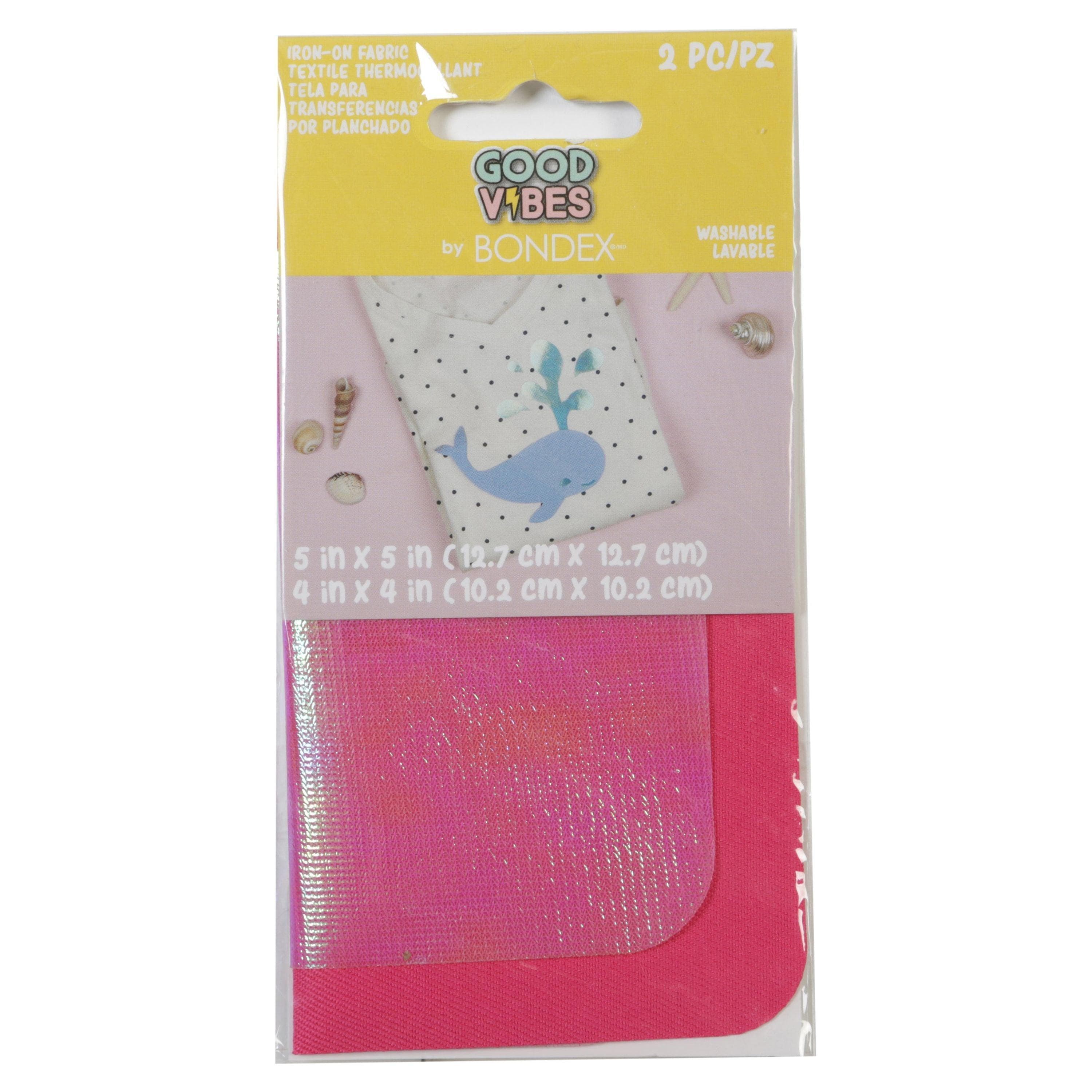 Good Vibes by Bondex 'Iridescent/Hot Pink' Iron on Mending/Design Kit - Mending is better than ending! — photo 1 of 2