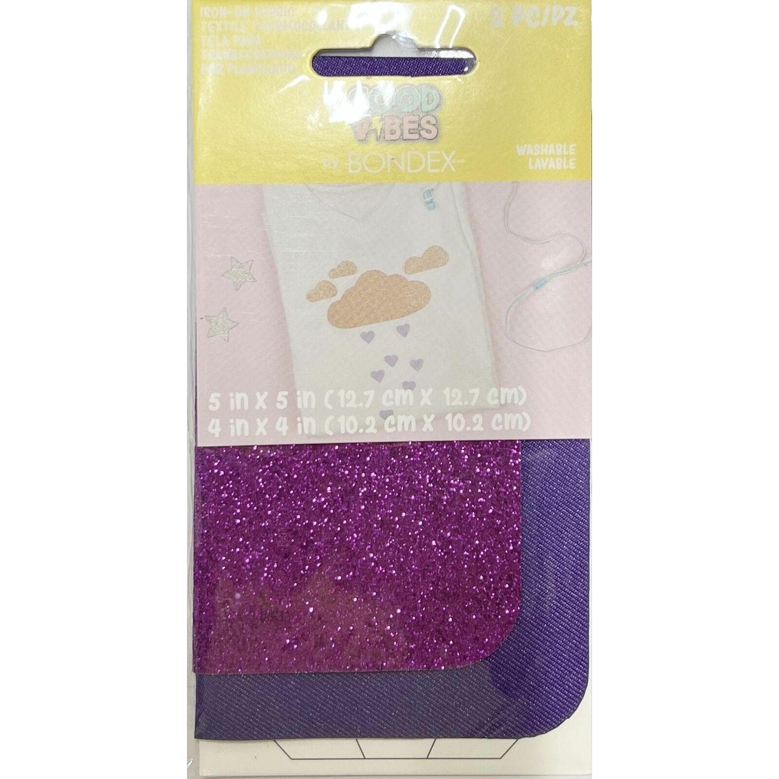 Good Vibes by Bondex 'Fucshia Glitter' Iron on Mending/Design Kit - Mending is better than ending! — photo 1 of 2
