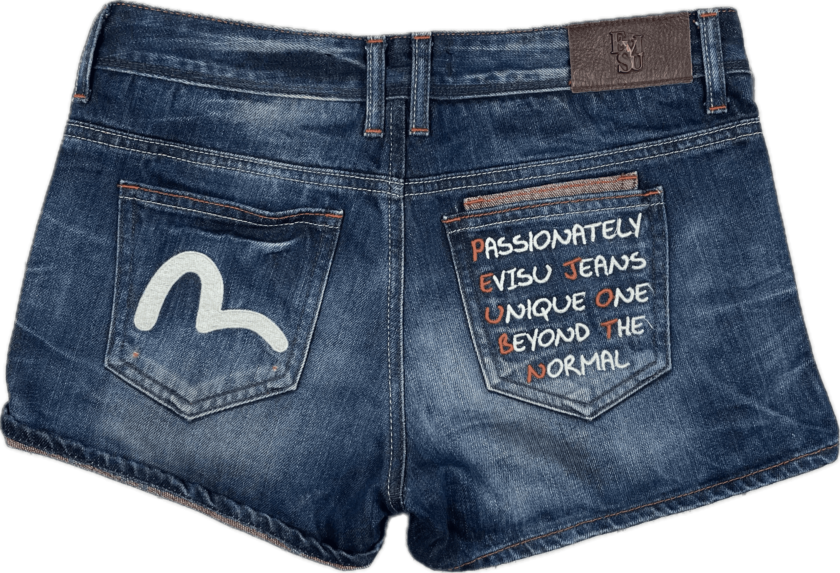 Evisu Ladies Logo Pocket Denim Shorts - Size 26 — photo 1 of 6