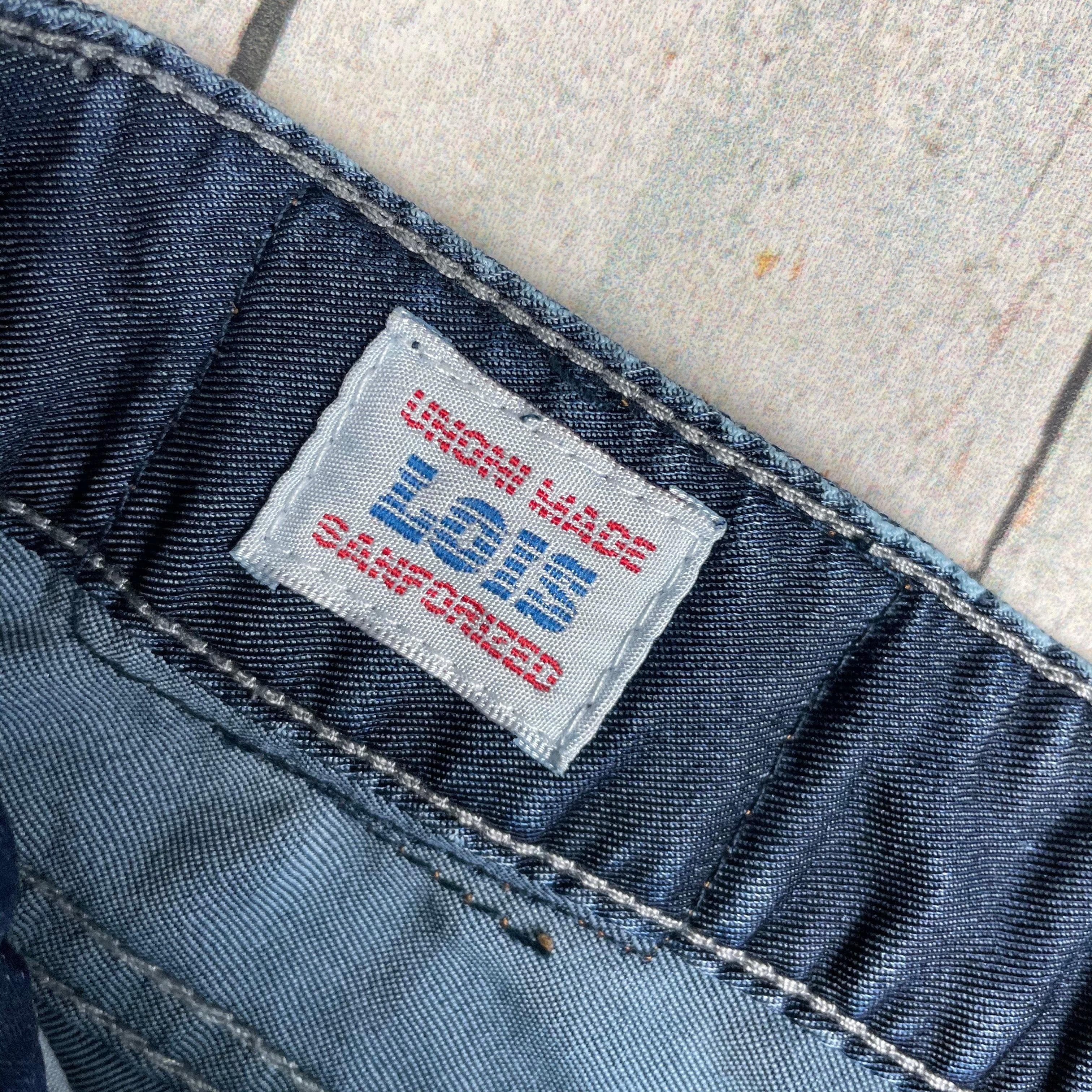 Lois White Line 'Lanza-L-Tex' Slim Blue Jeans- Size 28" — photo 5 of 9