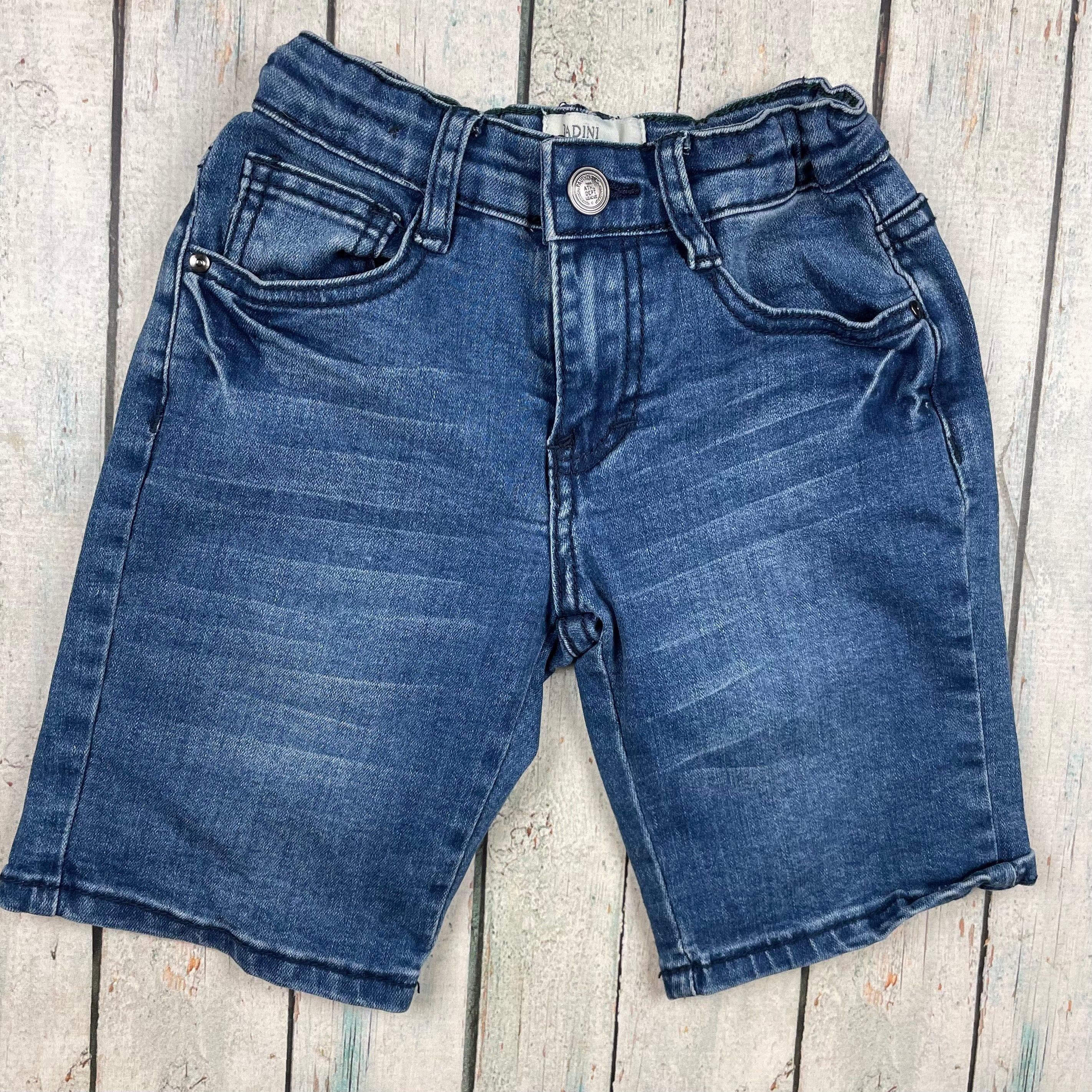 Boys Padini Distressed Dark Denim Shorts - Size 2/3 — photo 5 of 6