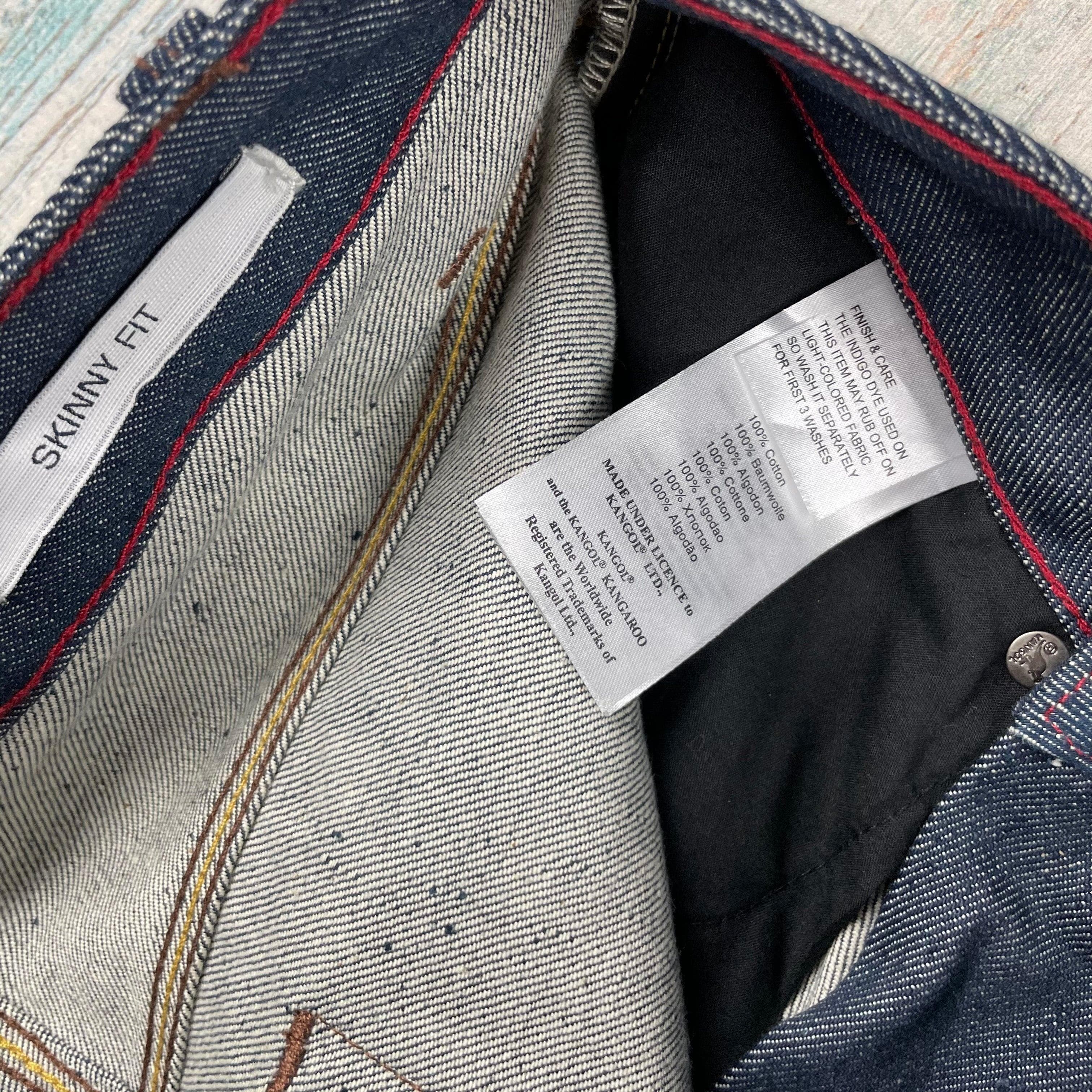 Kangol Indigo Selvedge 'Skinny Fit' Jeans - Size 30 — photo 6 of 10