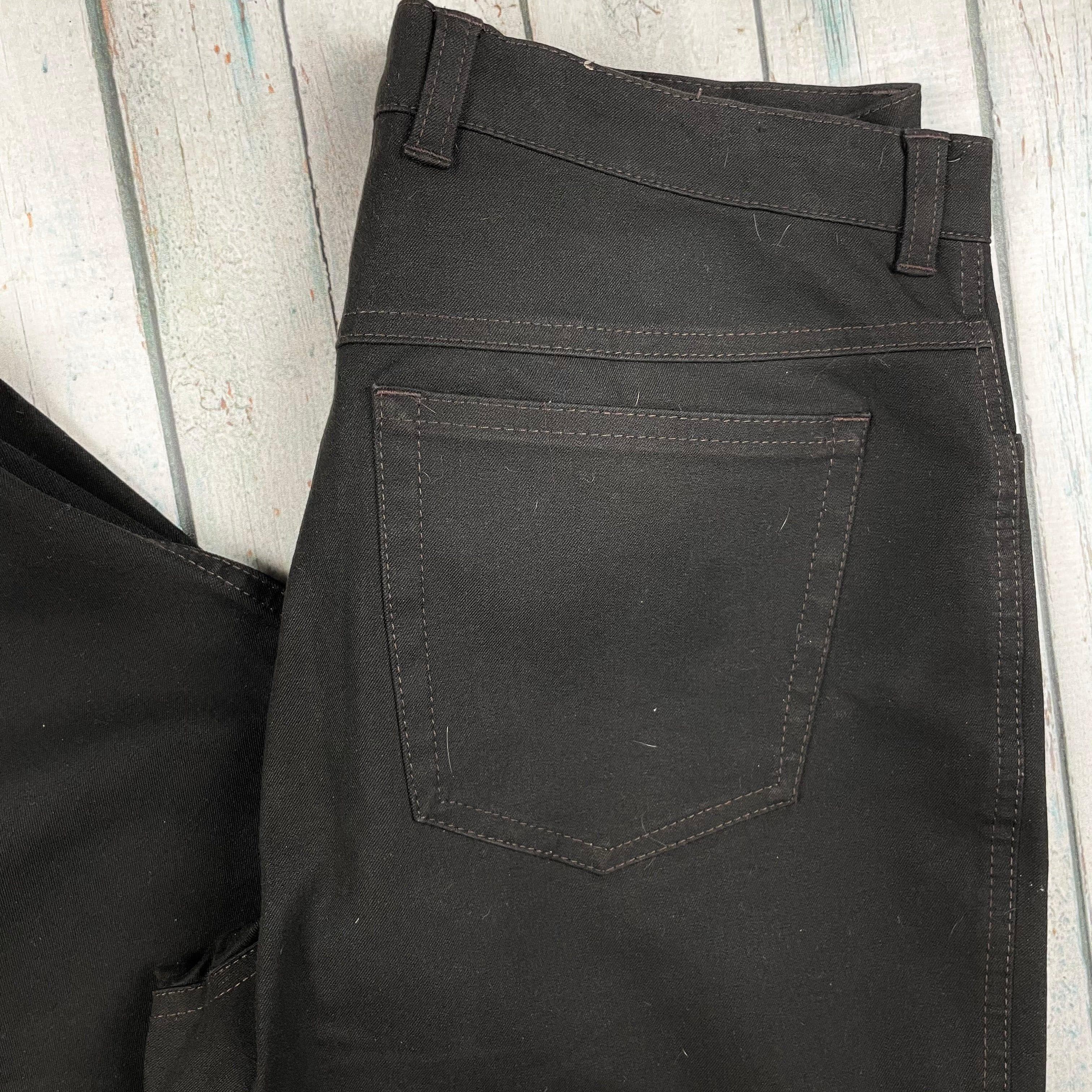 NEW - Escada Ladies Dark Chocolate Stretch Jeans - Size 42 Euro — photo 3 of 6