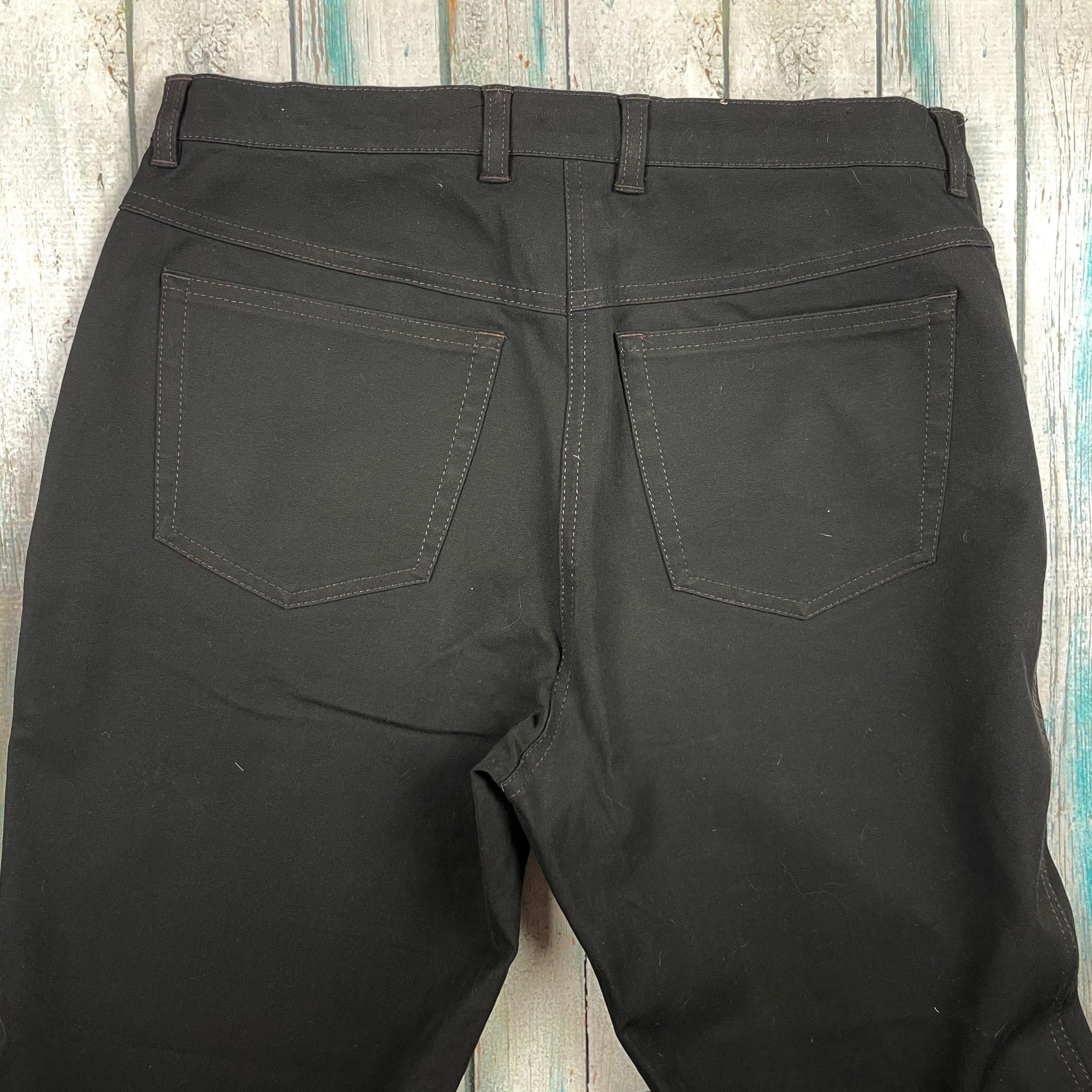NEW - Escada Ladies Dark Chocolate Stretch Jeans - Size 42 Euro — photo 4 of 6