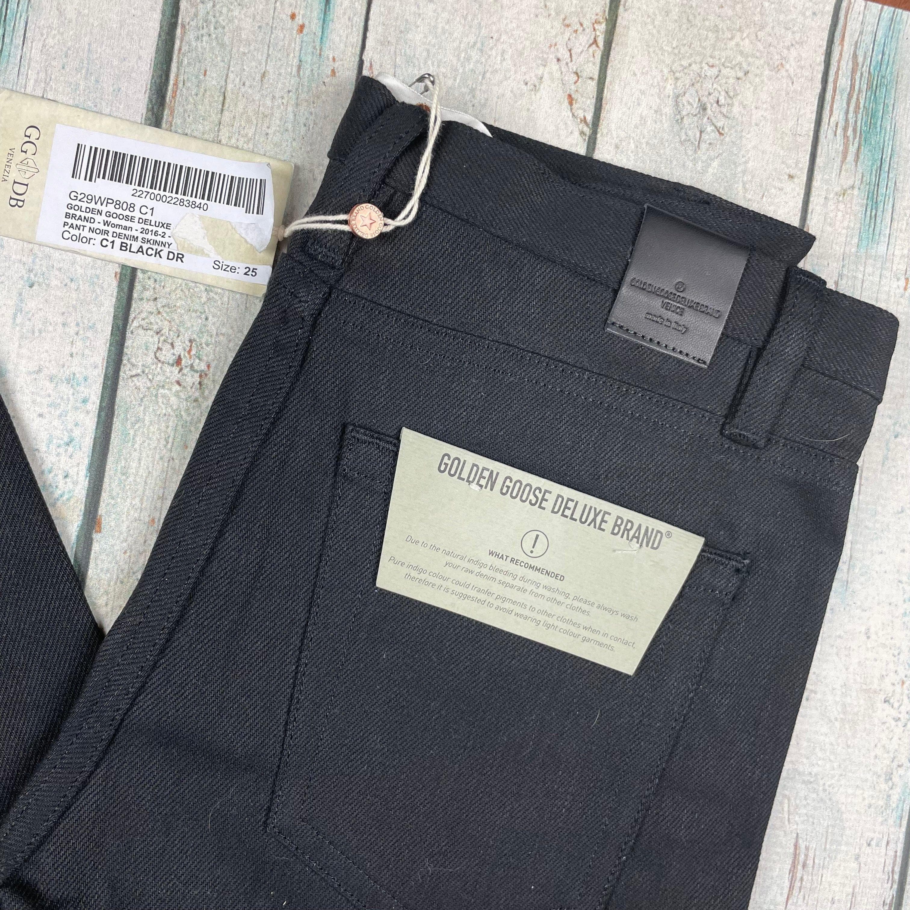 NWT- Golden Goose Deluxe Black Denim Jeans -Size 25 or 7AU — photo 5 of 9