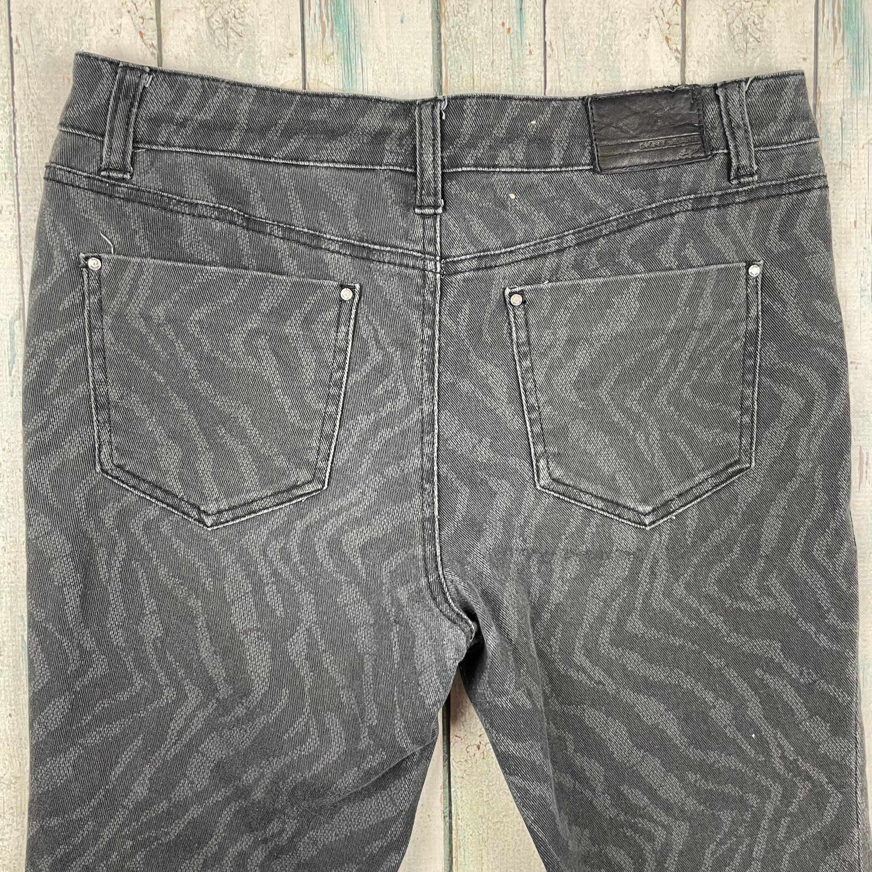 DKNY 'Jegging' Tiger Print Stretch Jeans- Size 12 — photo 5 of 8