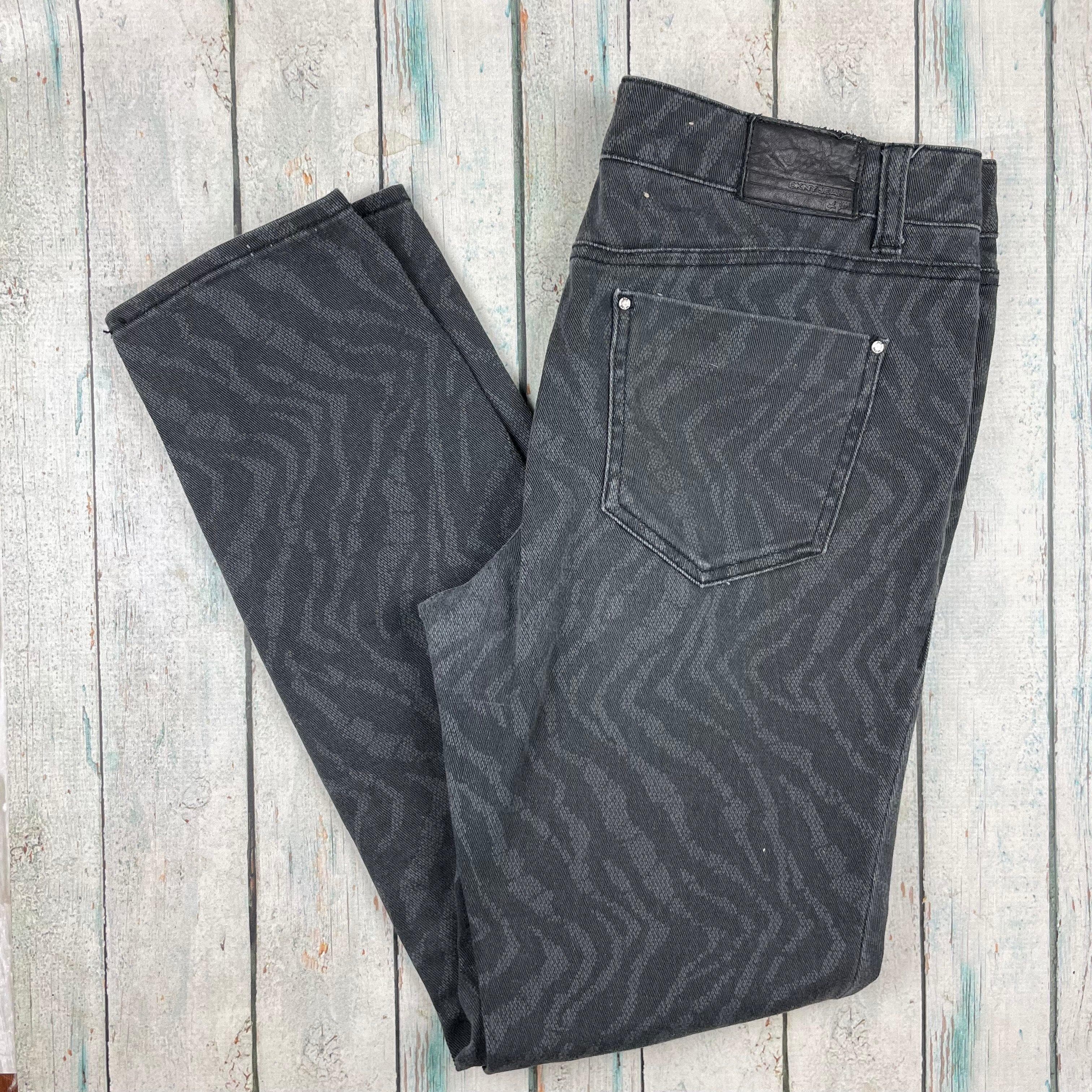DKNY 'Jegging' Tiger Print Stretch Jeans- Size 12 — photo 6 of 8