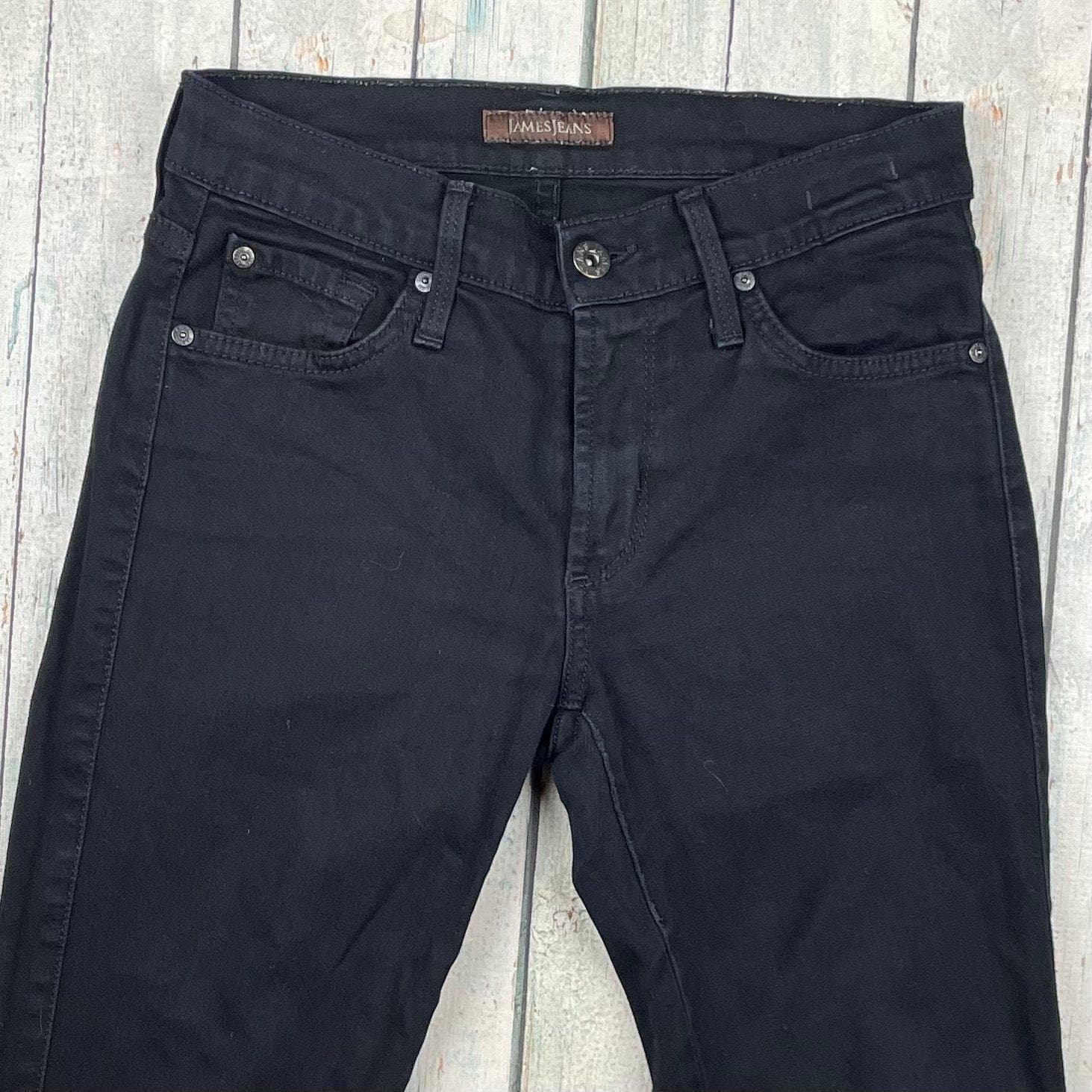James Jeans Black 'Twiggy' Stretch Skinny Denim Jeans -Size 26 — photo 4 of 6