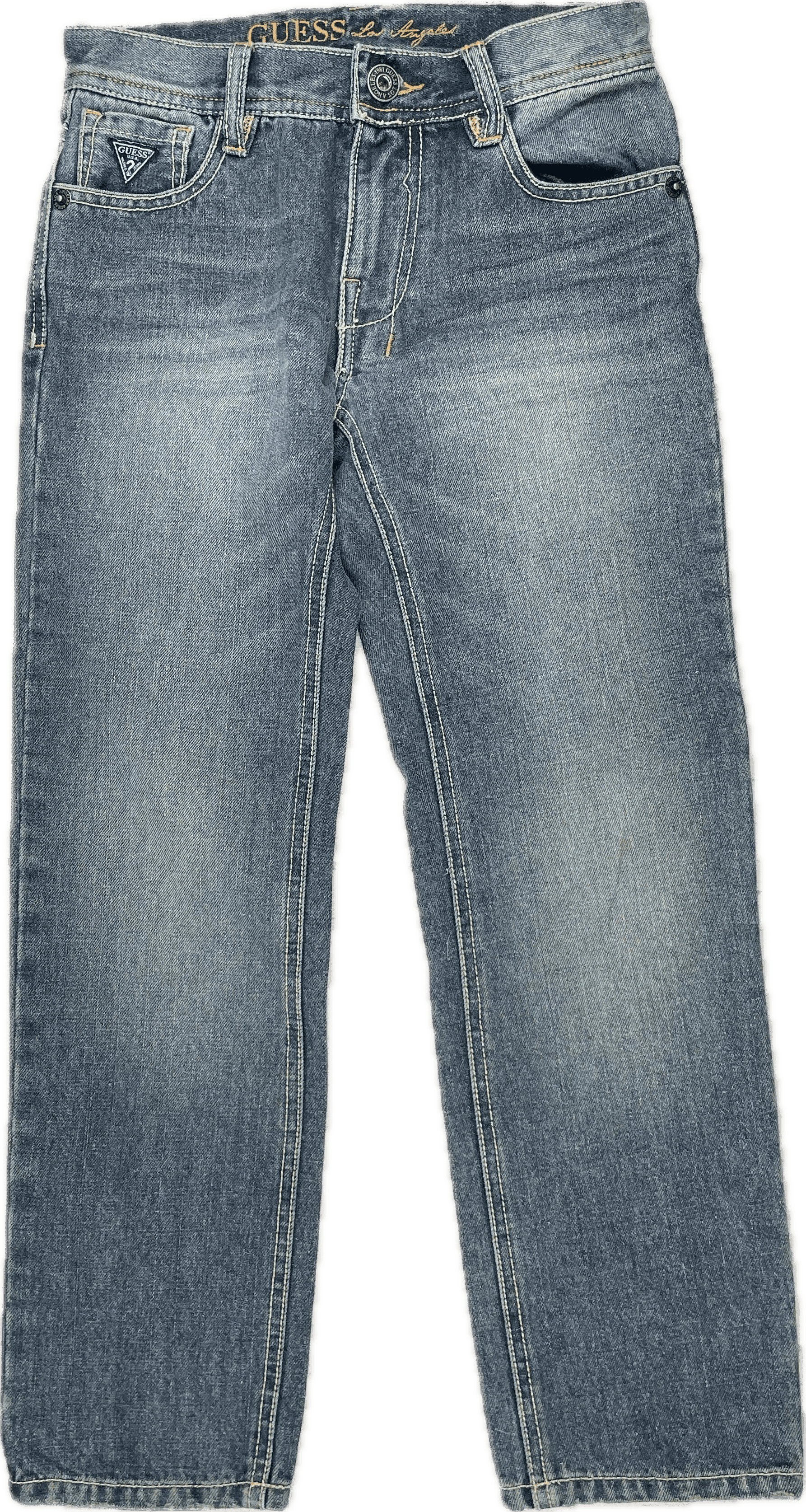 NWT - Guess Straight Narrow Leg Distressed jeans - Size 8Y — photo 2 of 9
