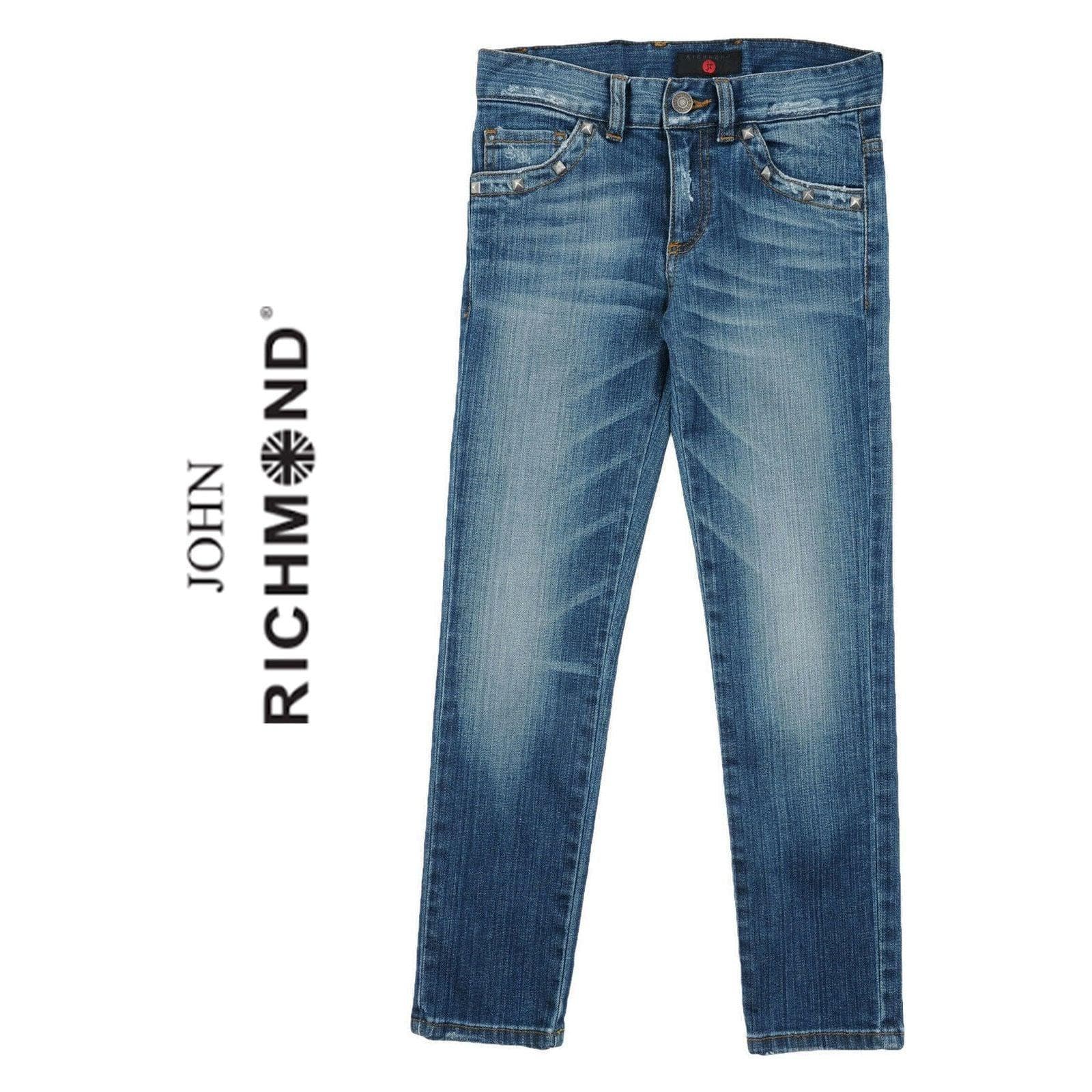 NWT- John Richmond Junior Studded Slim Fit Jeans - Size 4Y — photo 1 of 2