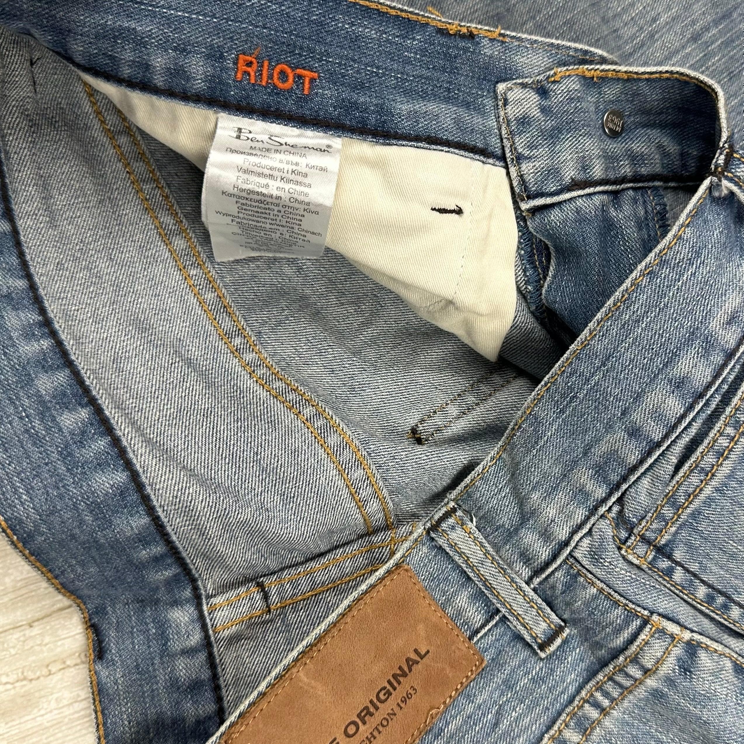 Ben Sherman Mens 'Riot' Bootcut Jeans- Size 32 — photo 5 of 7