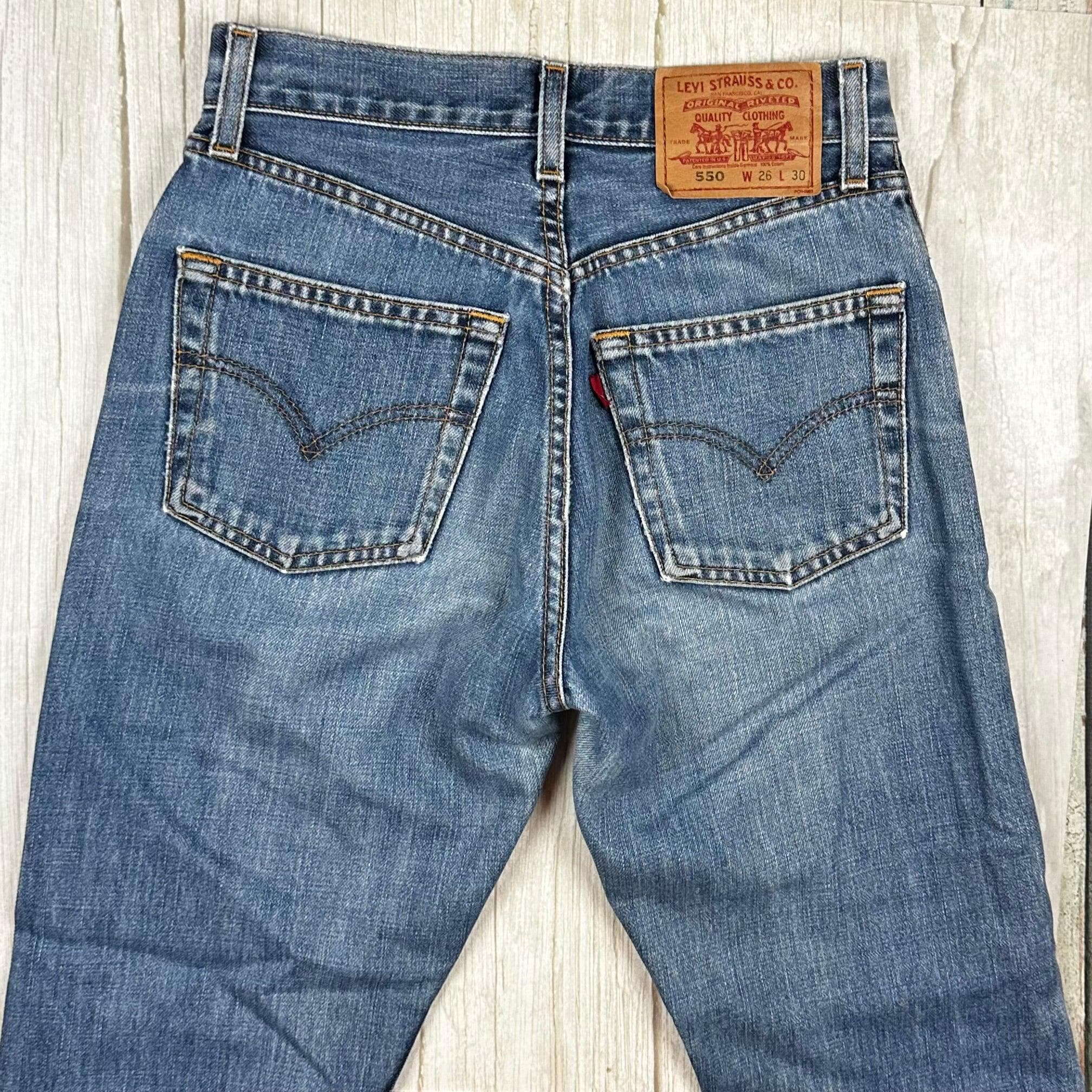 Vintage 90's Aussie Made Levi 550 Bootcut Jeans -Suit Size 6/7S — photo 4 of 8