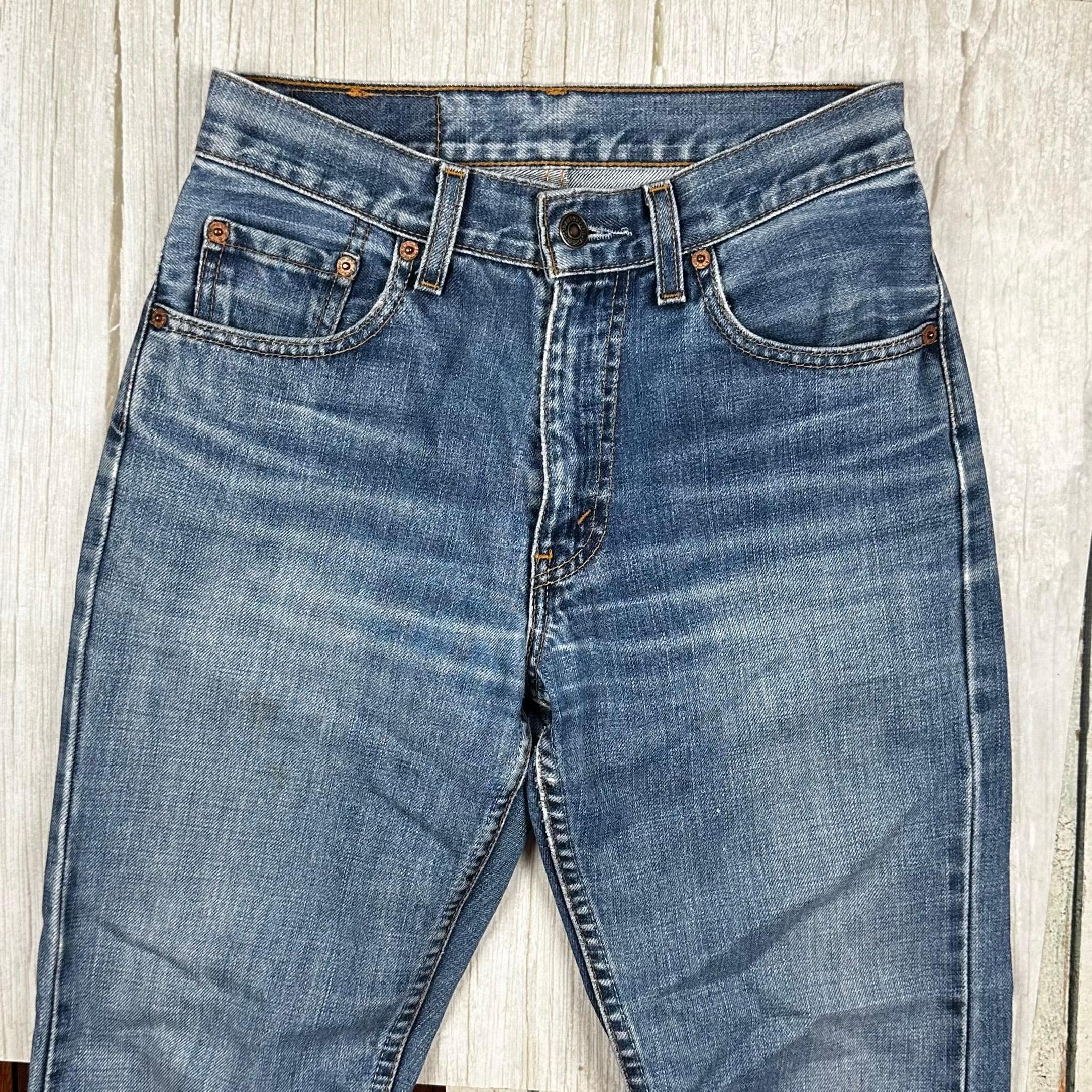 Vintage 90's Aussie Made Levi 550 Bootcut Jeans -Suit Size 6/7S — photo 5 of 8