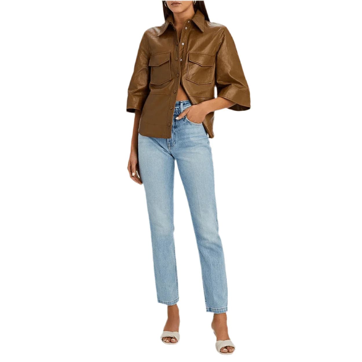 Frame Denim 'Le Sylvie Slender Straight' Bianca Jeans -Size 27 — photo 1 of 9