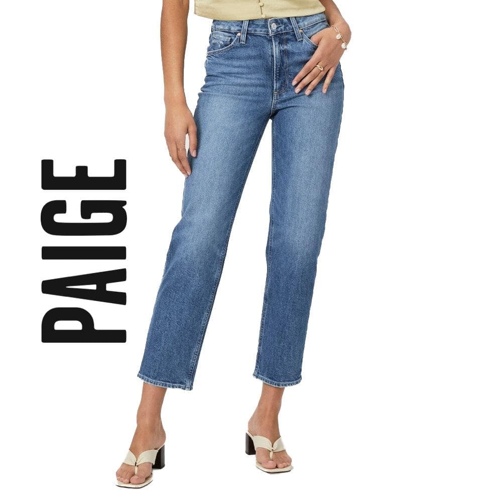 NWT -Paige Denim 'Jacqueline Straight' Owen Jeans- Size 25 — photo 1 of 4