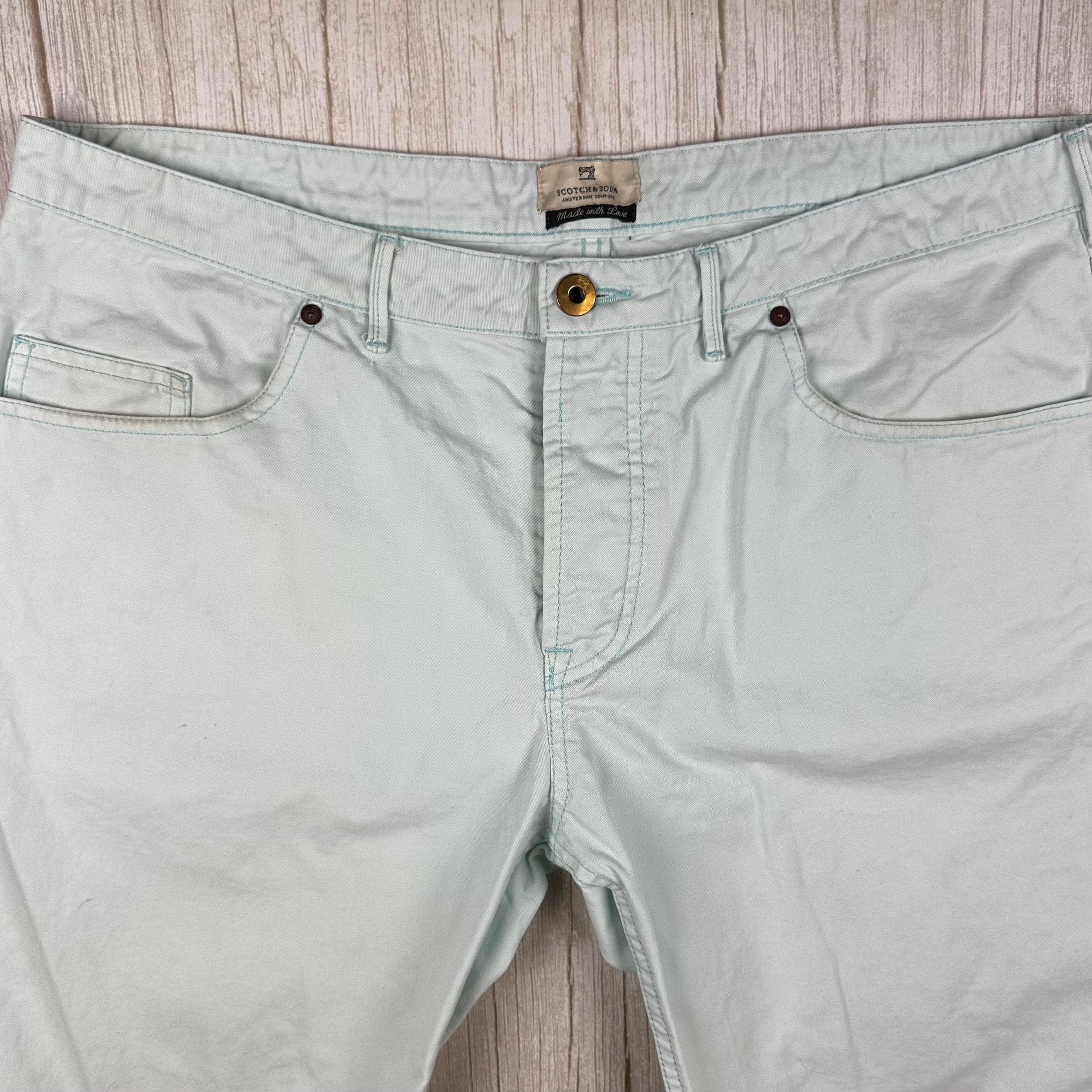 Scotch & Soda Men's Pastel Mint Shorts- Size 36 — photo 5 of 6