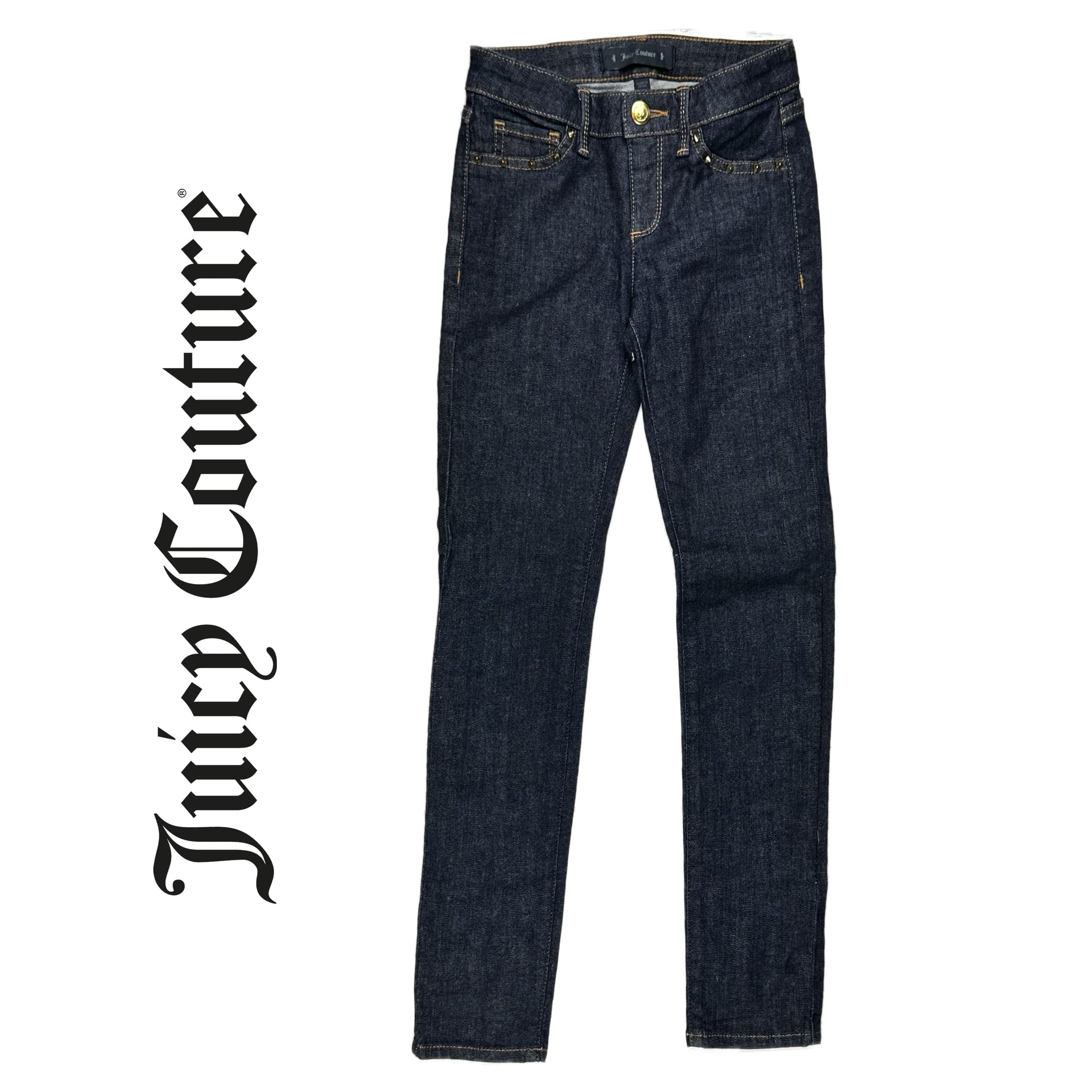 NEW- Juicy Couture Stud Pocket Jeans - Size 8Y — photo 1 of 5