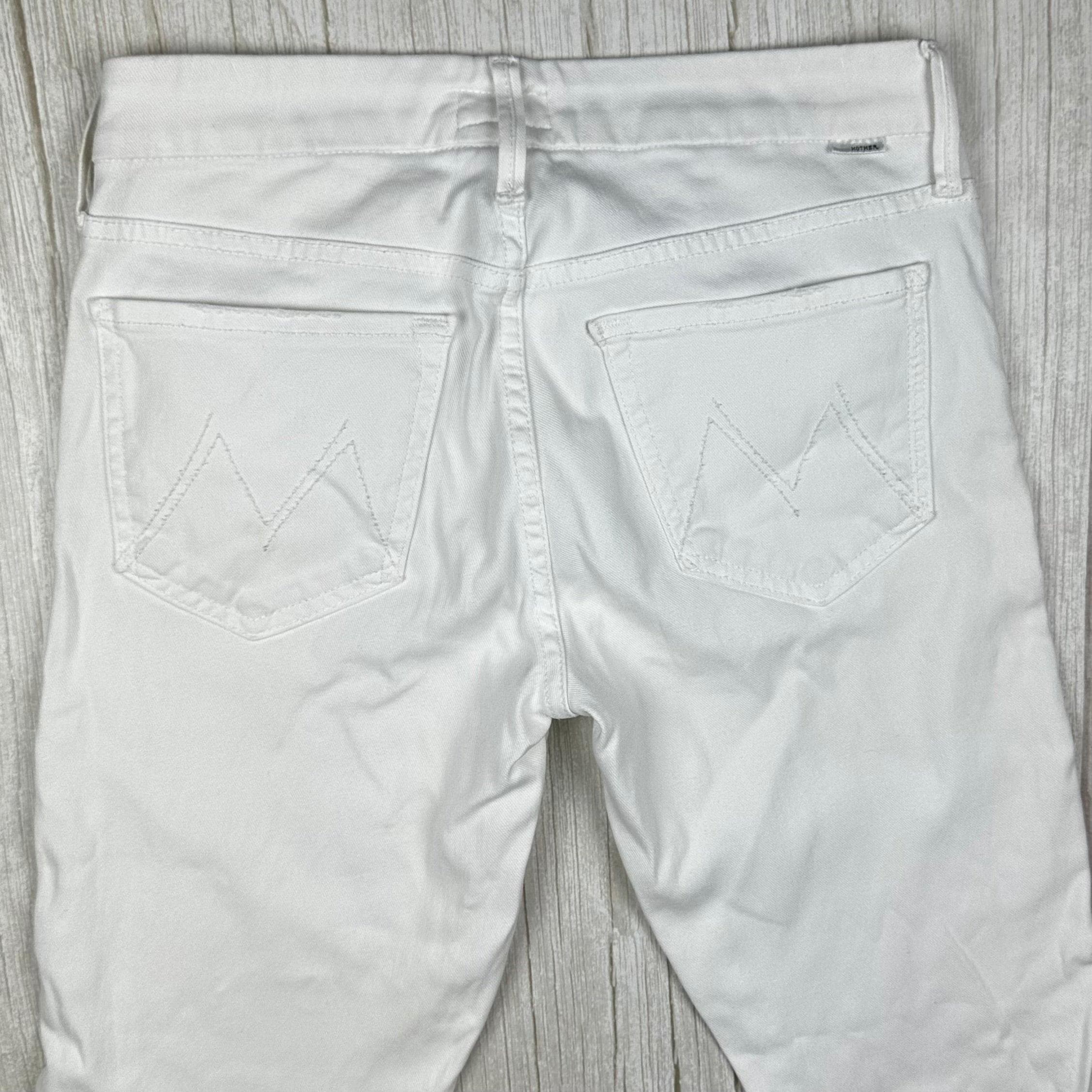 Mother 'The Looker' Glass Slipper Off White Jeans - Size 26 — photo 5 of 9