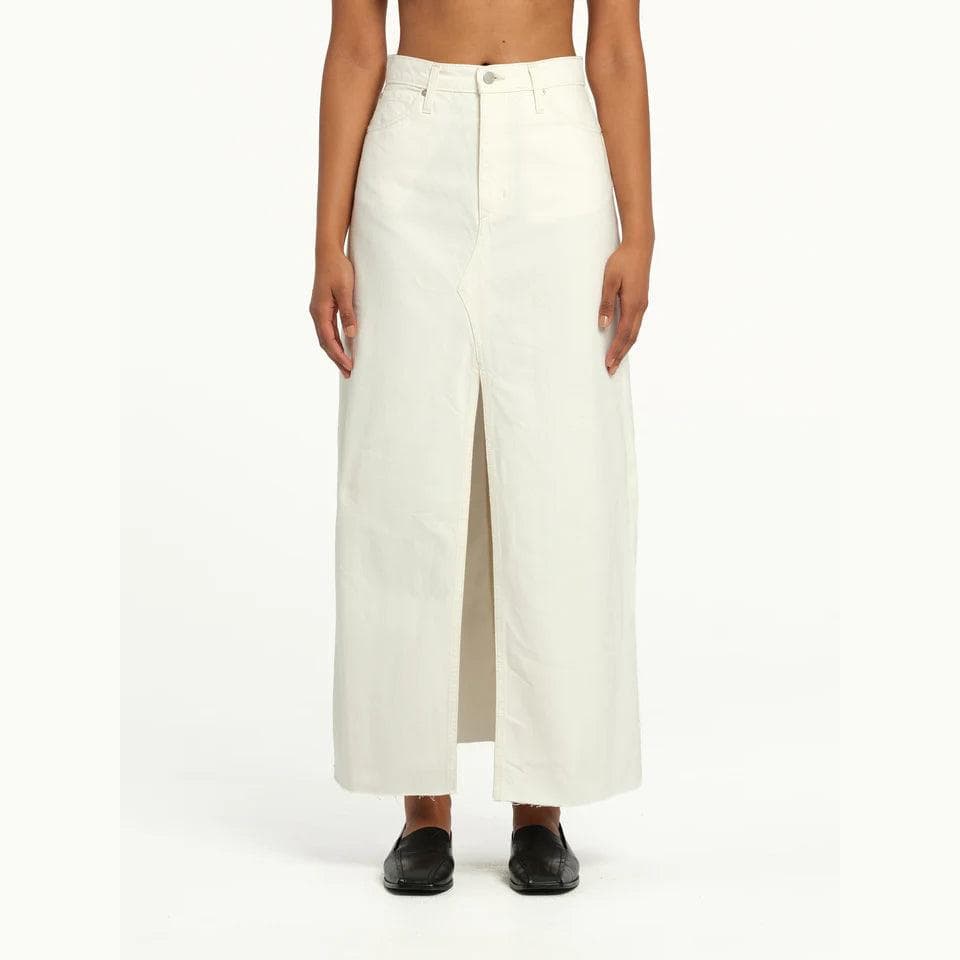 NWT- Nobody Chalk 'Roxanne' Denim Maxi Skirt $269.00 - Size 31 — photo 2 of 4