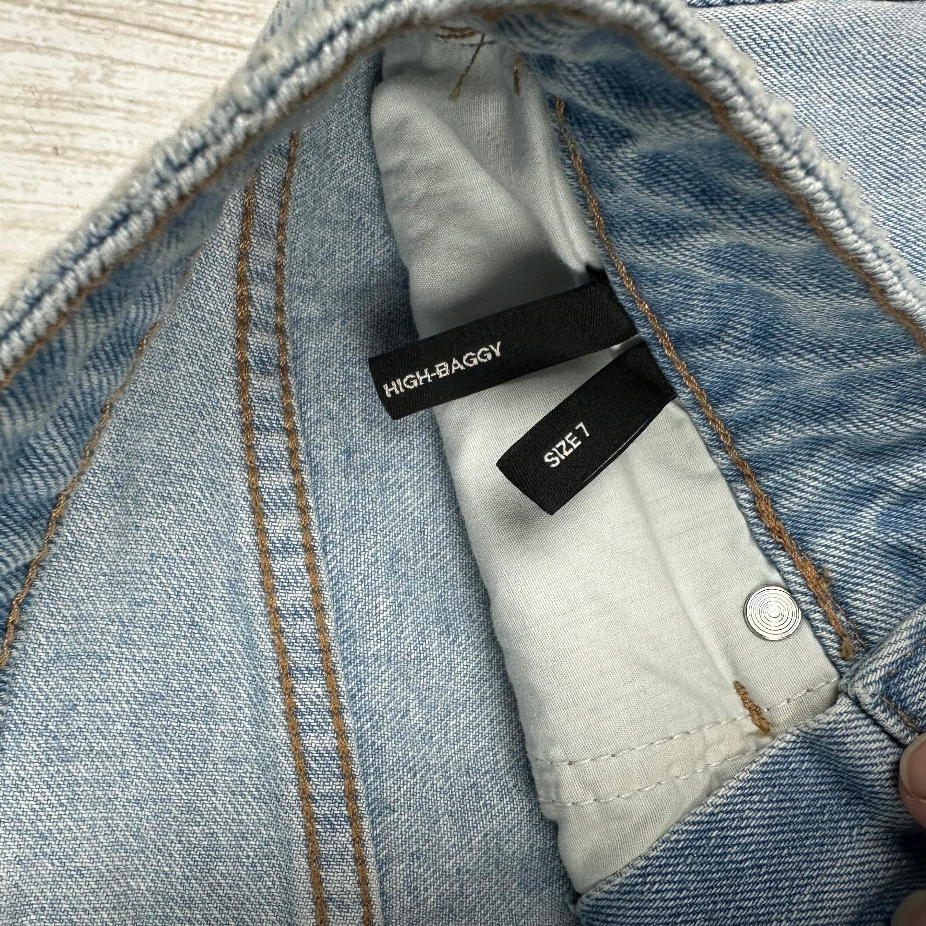 Lee Jeans 'High Baggy' Light Wash Jeans - Size 7 (25) — photo 6 of 10