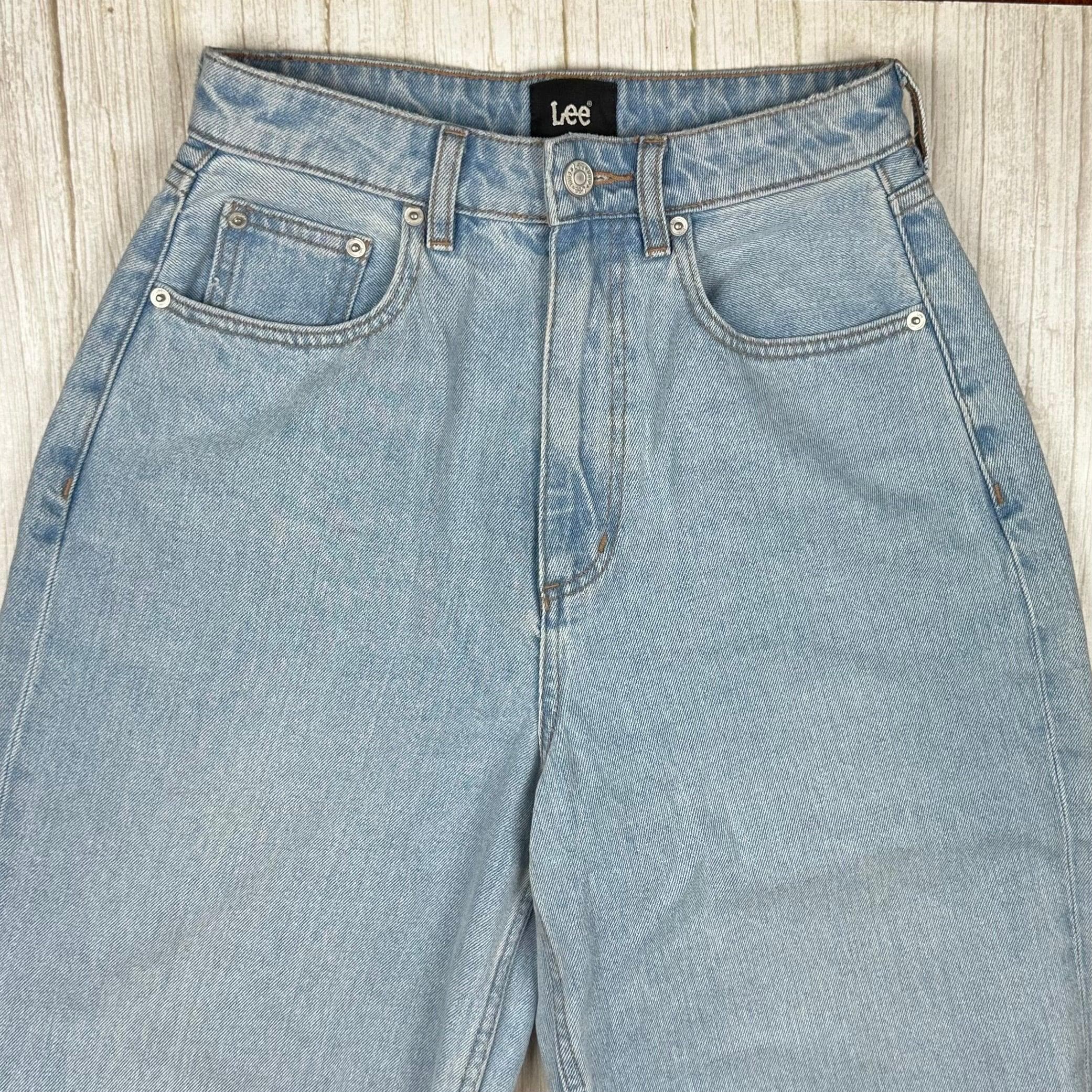 Lee Jeans 'High Baggy' Light Wash Jeans - Size 7 (25) — photo 7 of 10