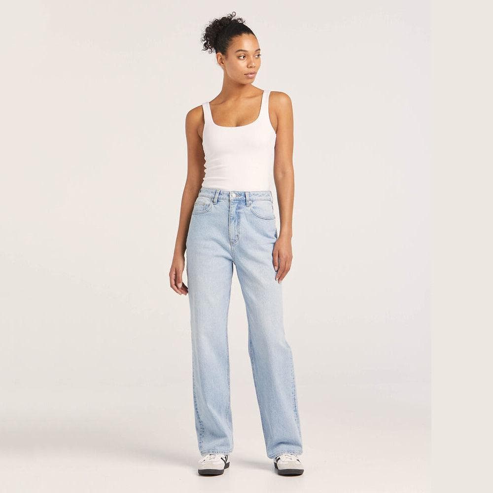 Lee Jeans 'High Baggy' Light Wash Jeans - Size 7 (25) — photo 9 of 10