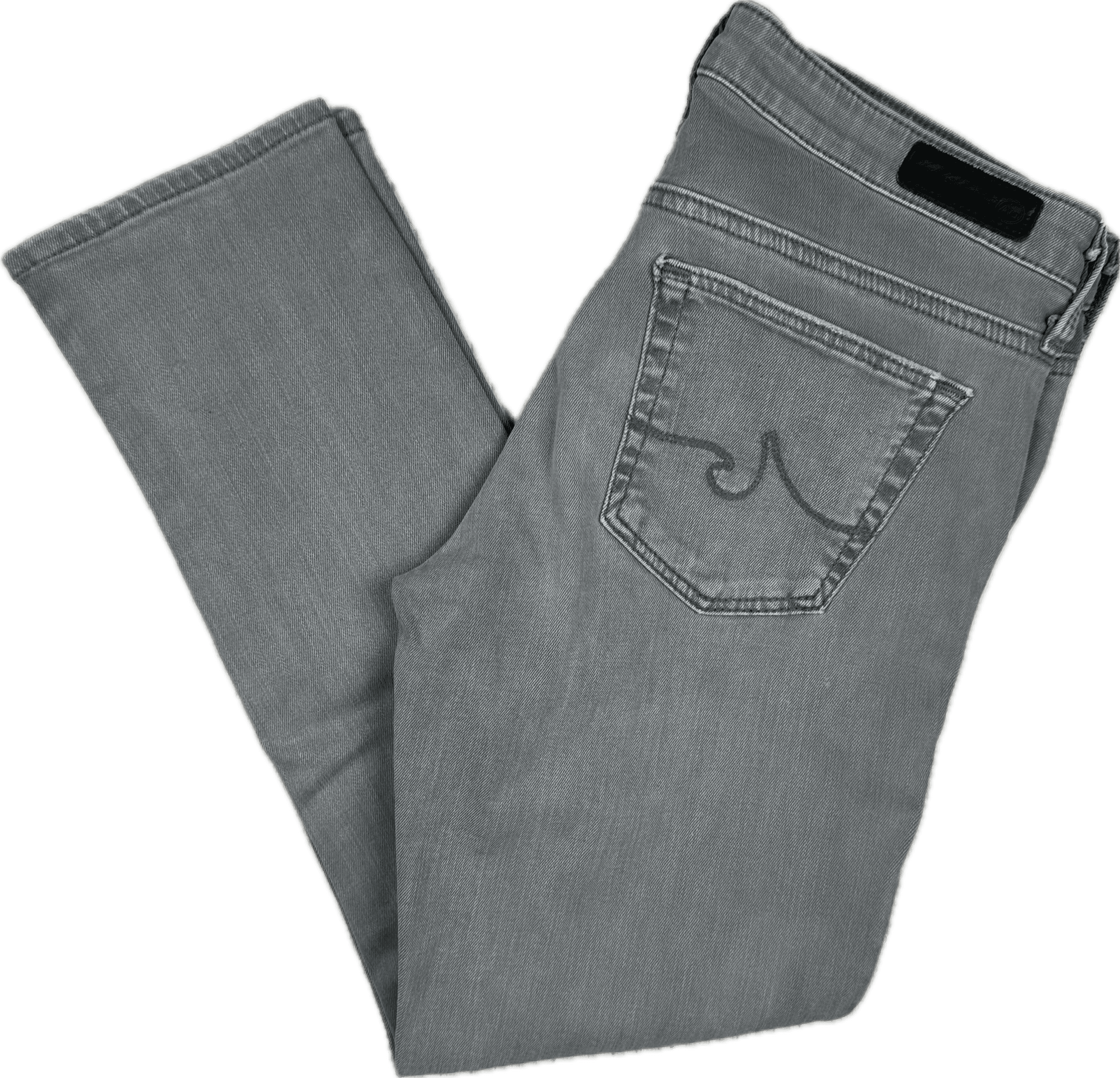 AG Adriano Goldschmied 'The Stilt Crop' Grey Jeans- Size 27 — photo 2 of 7