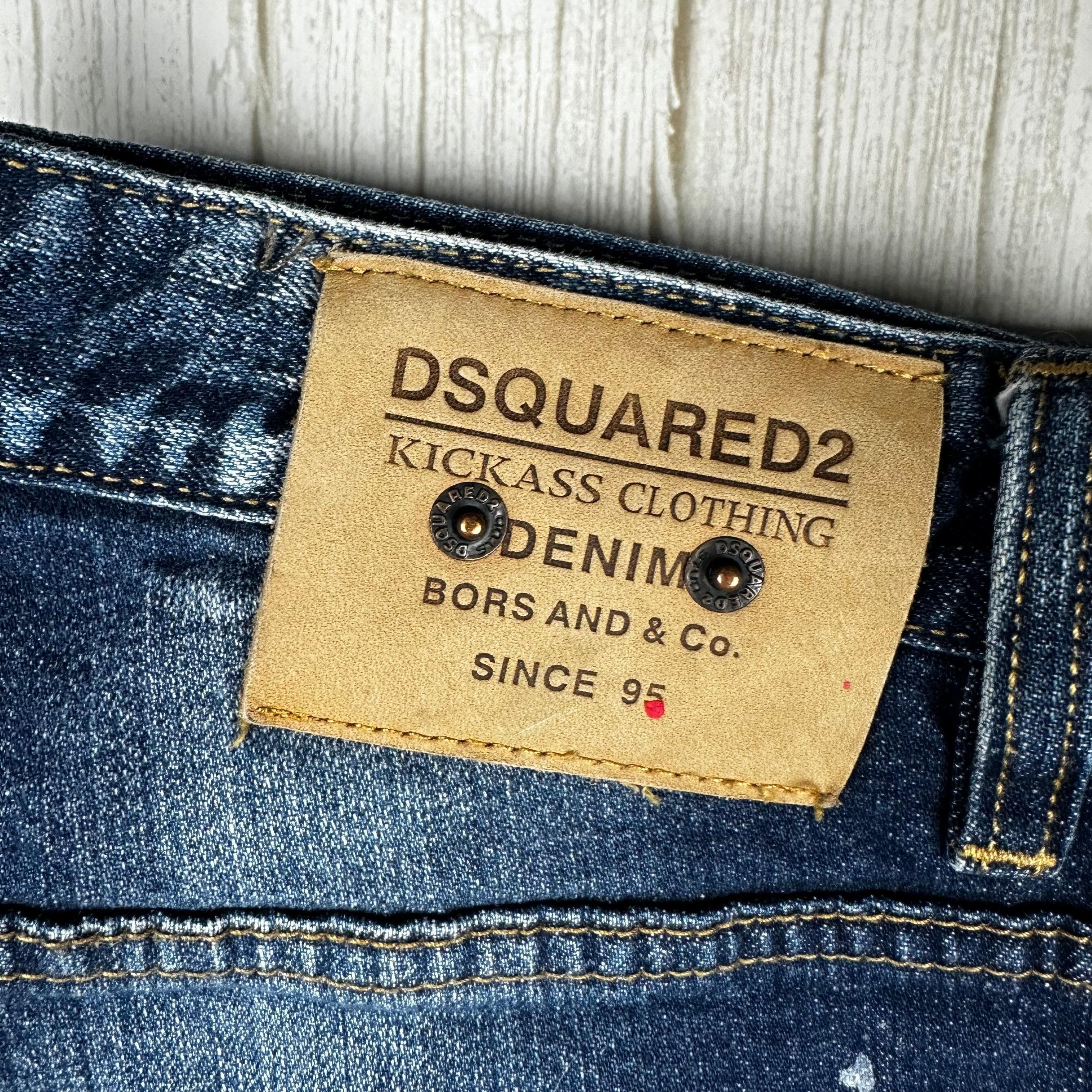 Dsquared2 Ladies Paint Patched Distressed Jeans- Suit Size 11/12 — photo 5 of 10
