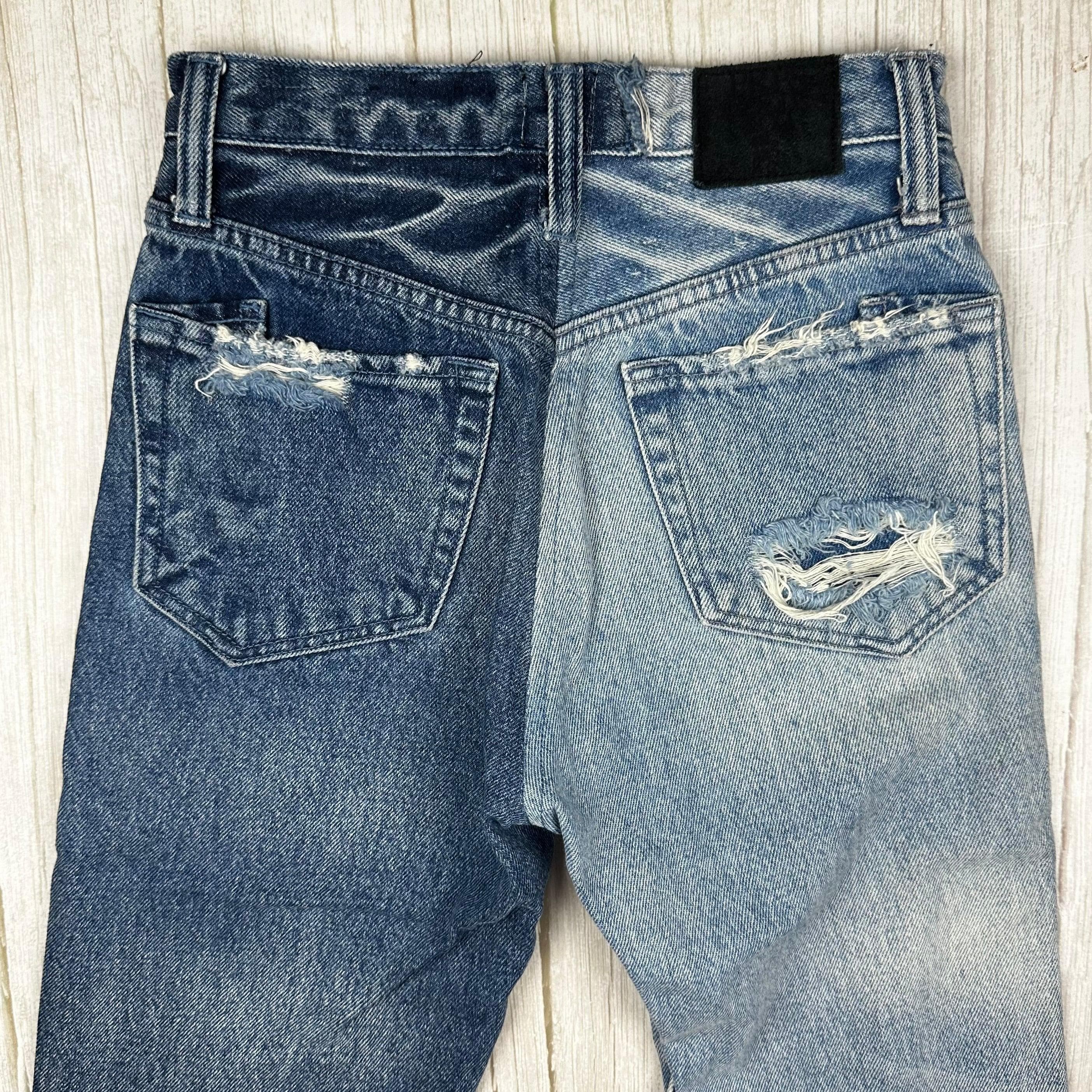 PRPS Panelled 'AMX' High Waist Boyfriend Jeans - Size 26 — photo 5 of 9