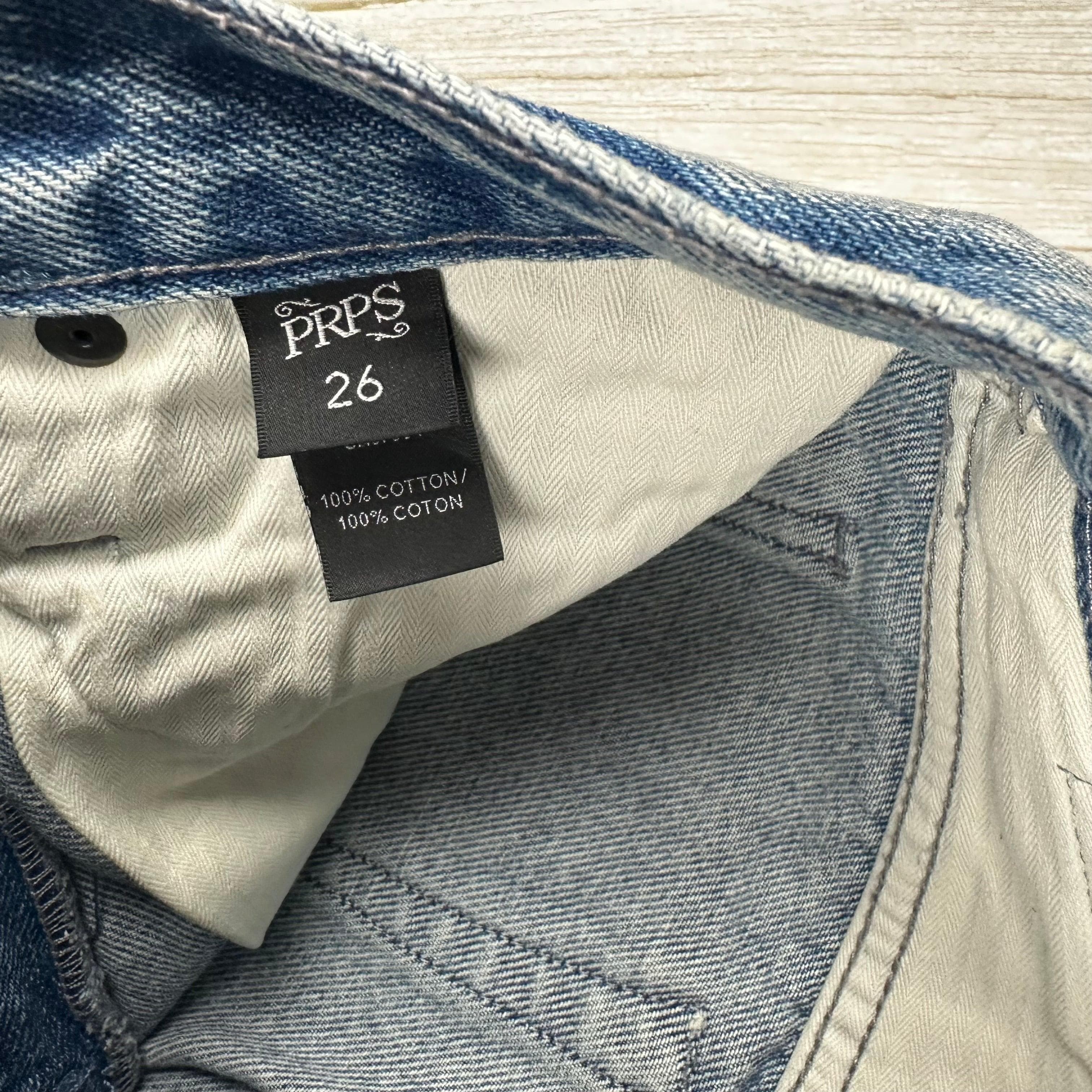 PRPS Panelled 'AMX' High Waist Boyfriend Jeans - Size 26 — photo 6 of 9
