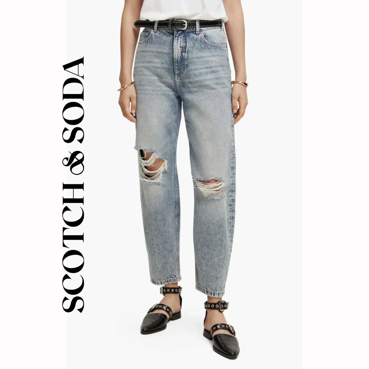NEW - Scotch & Soda 'The Tide' Balloon Leg Jeans- Size 25 — photo 1 of 7