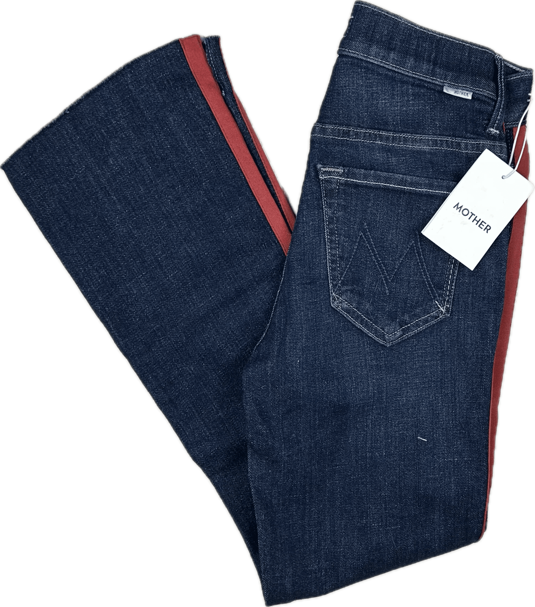 NWT- Mother 'The Insider Crop Fray' Speed Racer Jeans - Size 23 — photo 2 of 8