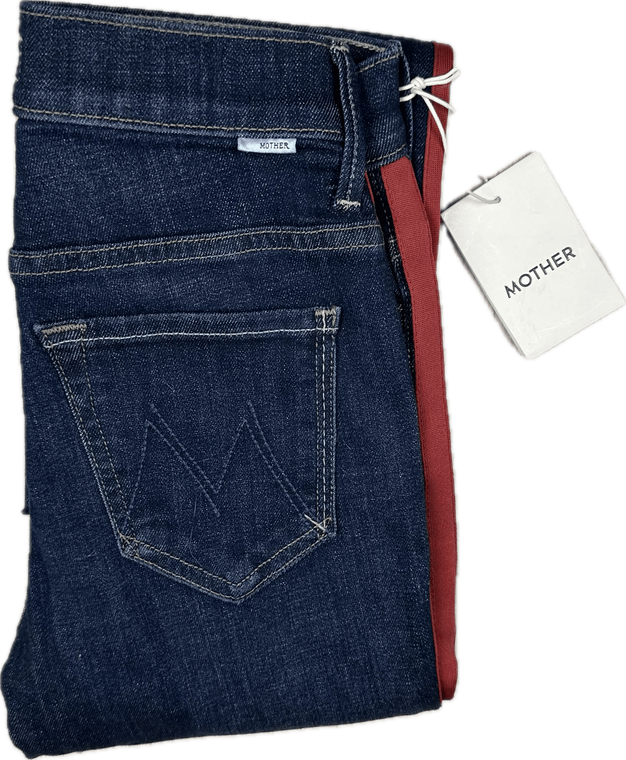 NWT- Mother 'The Insider Crop Fray' Speed Racer Jeans - Size 23 — photo 4 of 8