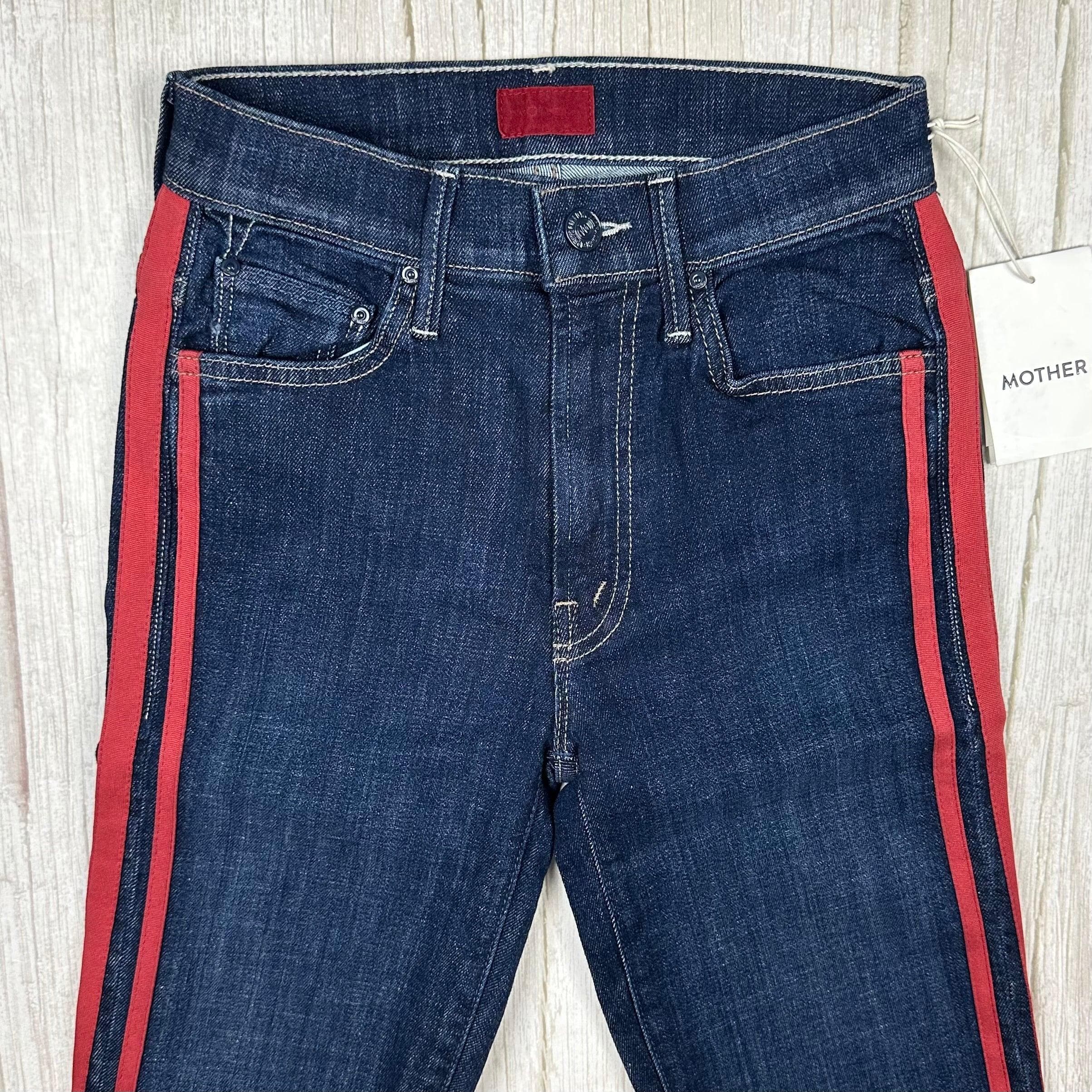NWT- Mother 'The Insider Crop Fray' Speed Racer Jeans - Size 23 — photo 5 of 8