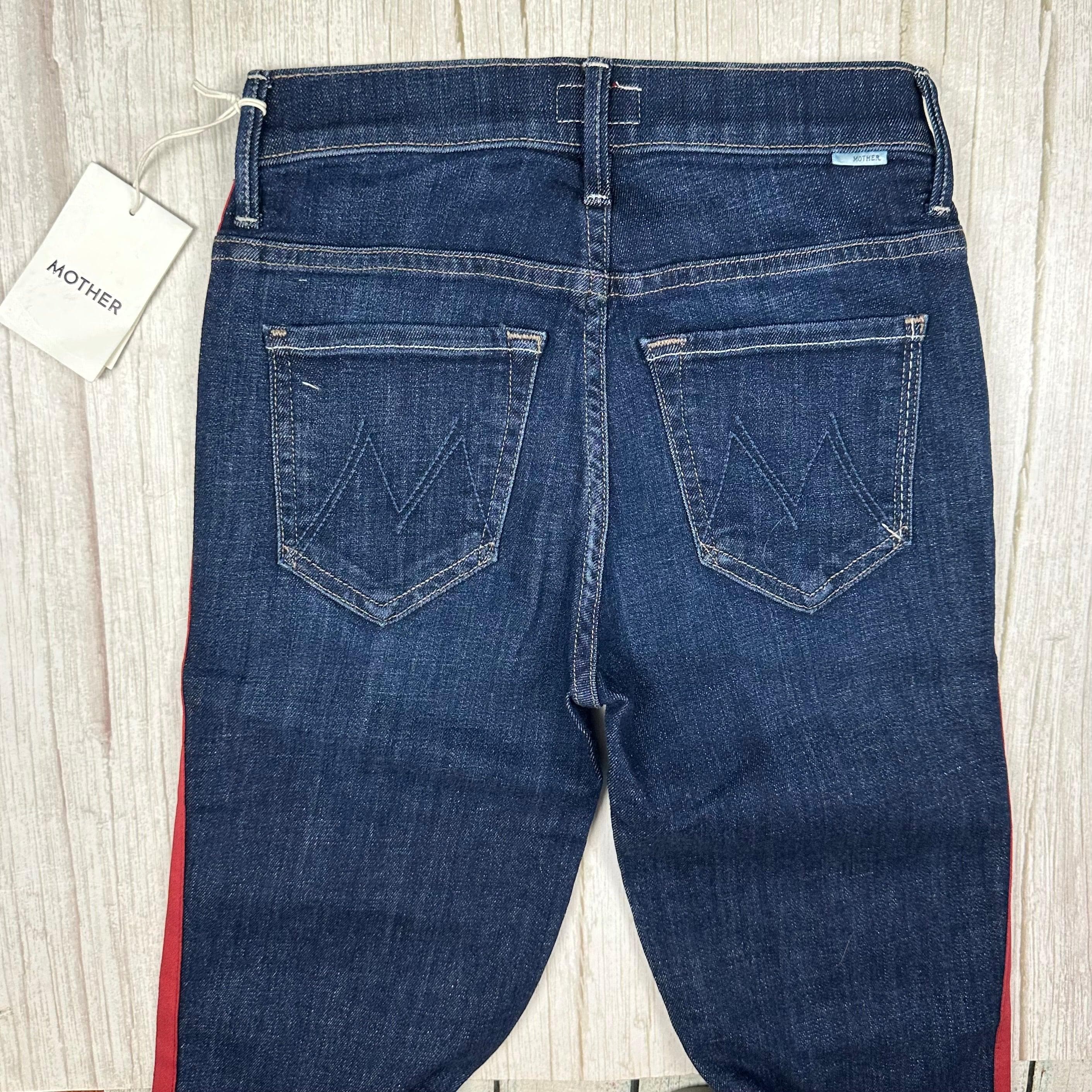NWT- Mother 'The Insider Crop Fray' Speed Racer Jeans - Size 23 — photo 6 of 8