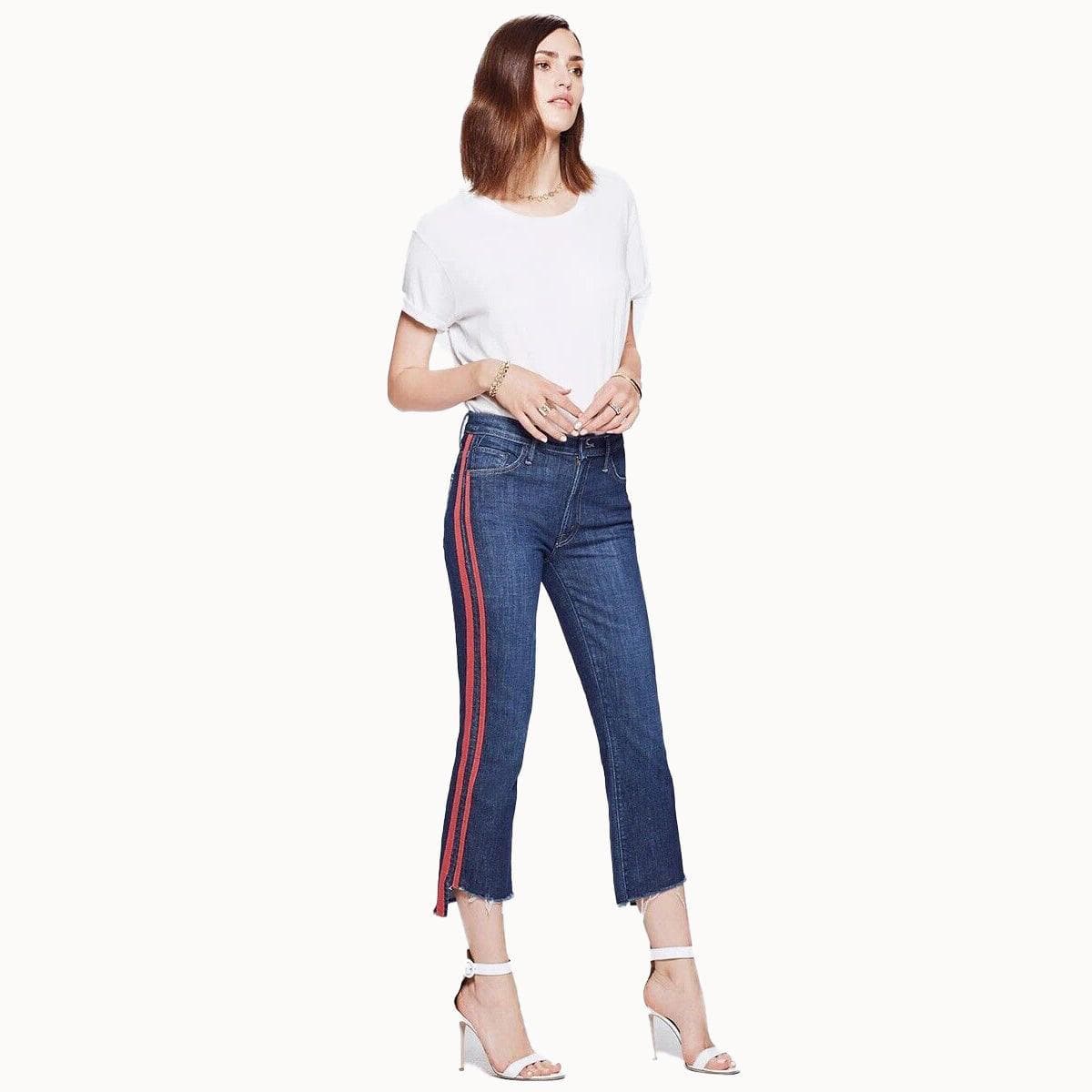 NWT- Mother 'The Insider Crop Fray' Speed Racer Jeans - Size 23 — photo 8 of 8